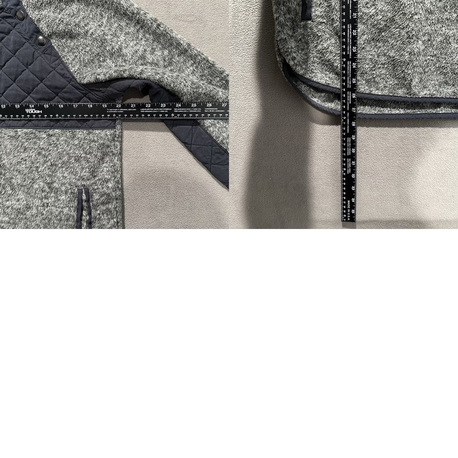 Abercrombie & Fitch Abercrombie & Fitch Quilted Asymmetric Snap Button Fleece Pullover Womens Medium Size M / US 6-8 / IT 42-44 - 8 Thumbnail