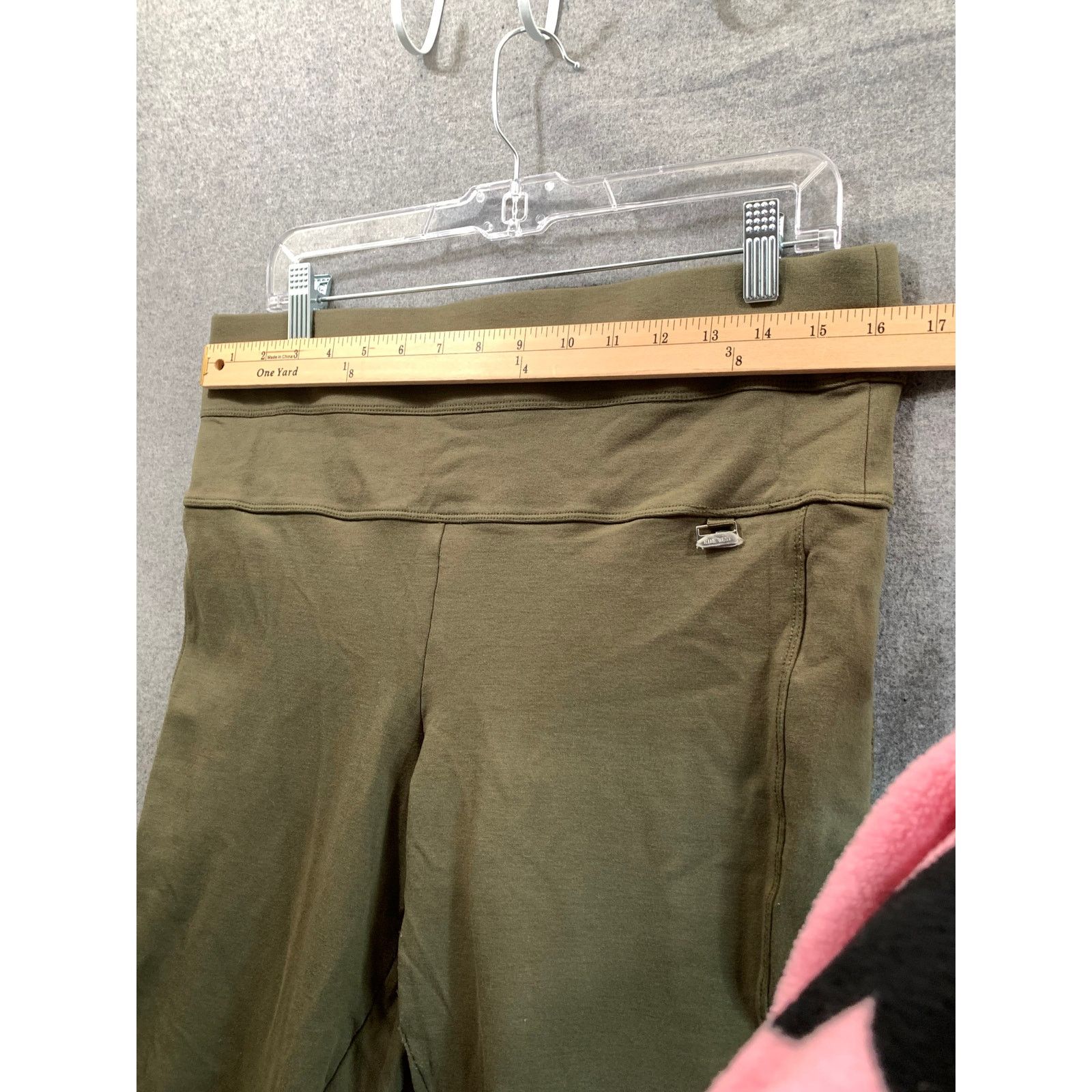 Other Nine West Pants Women Large Green Pants Size 32" / US 10 / IT 46 - 4 Thumbnail