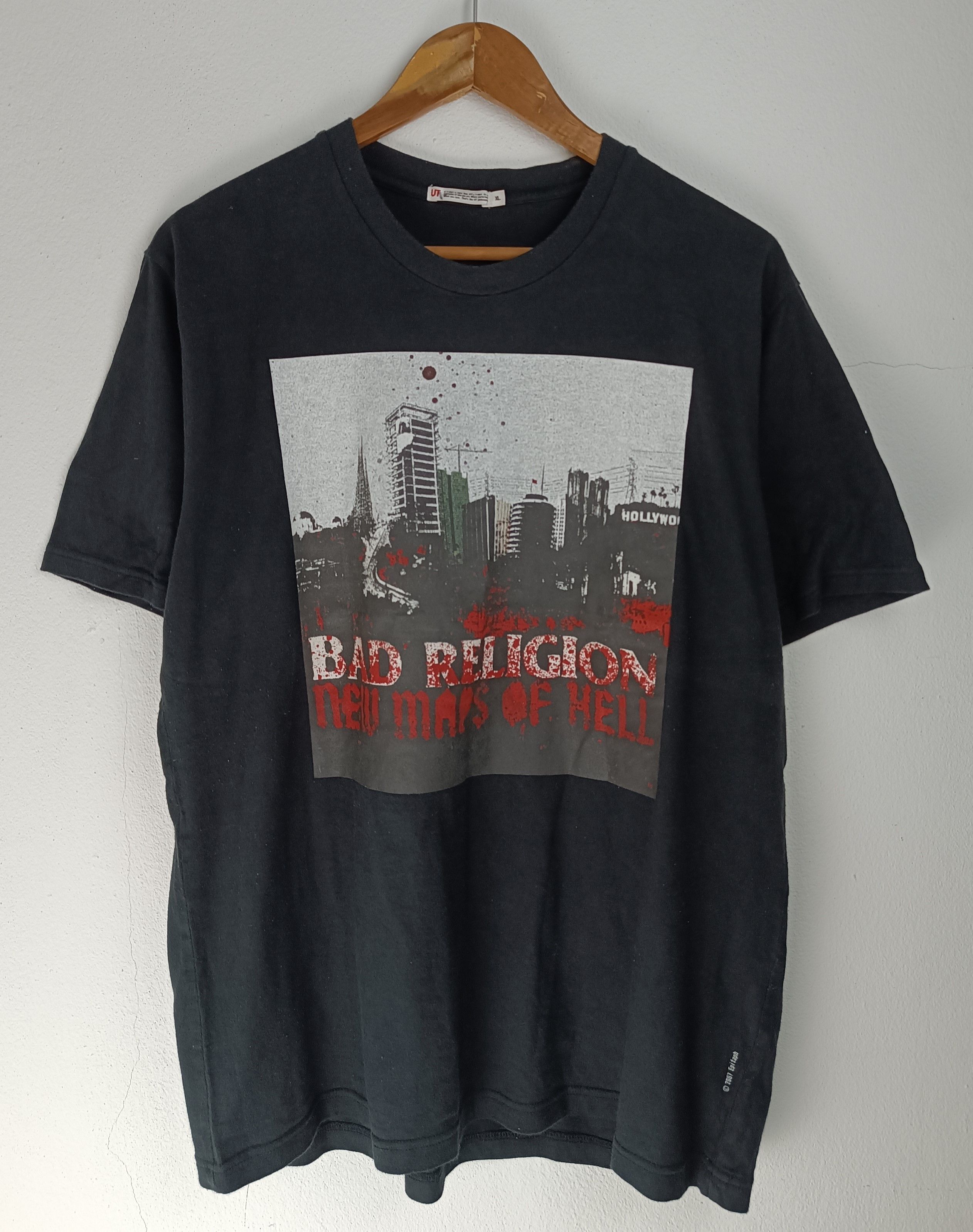Band Tees VINTAGE '07 BAD RELIGION (blink-182 sum green day korn) Size US XL / EU 56 / 4 - 3 Thumbnail