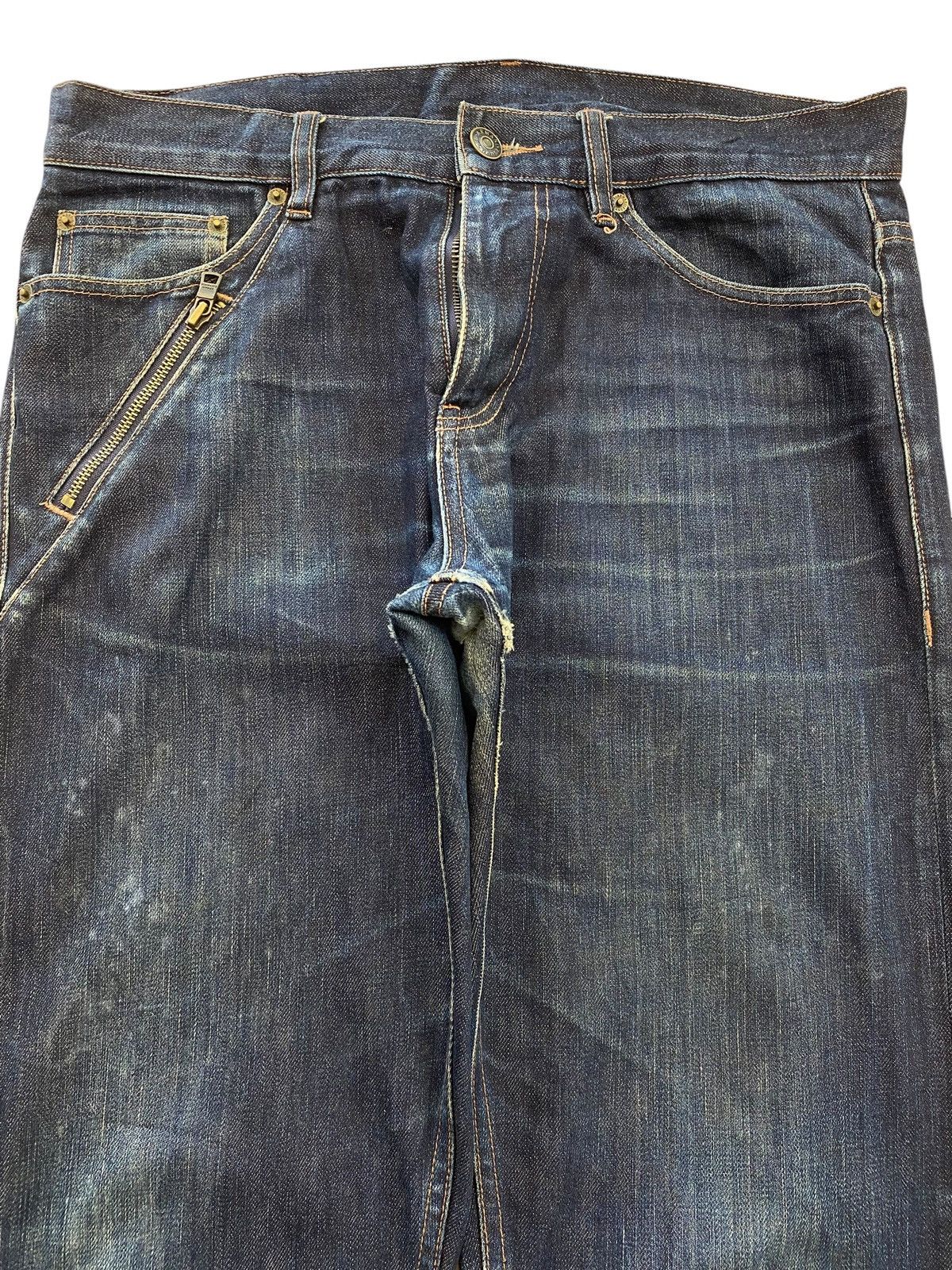 Armani Exchange Armani Exchange Blue Wash Style Straight Leg Jeans Size US 34 / EU 50 - 2 Thumbnail