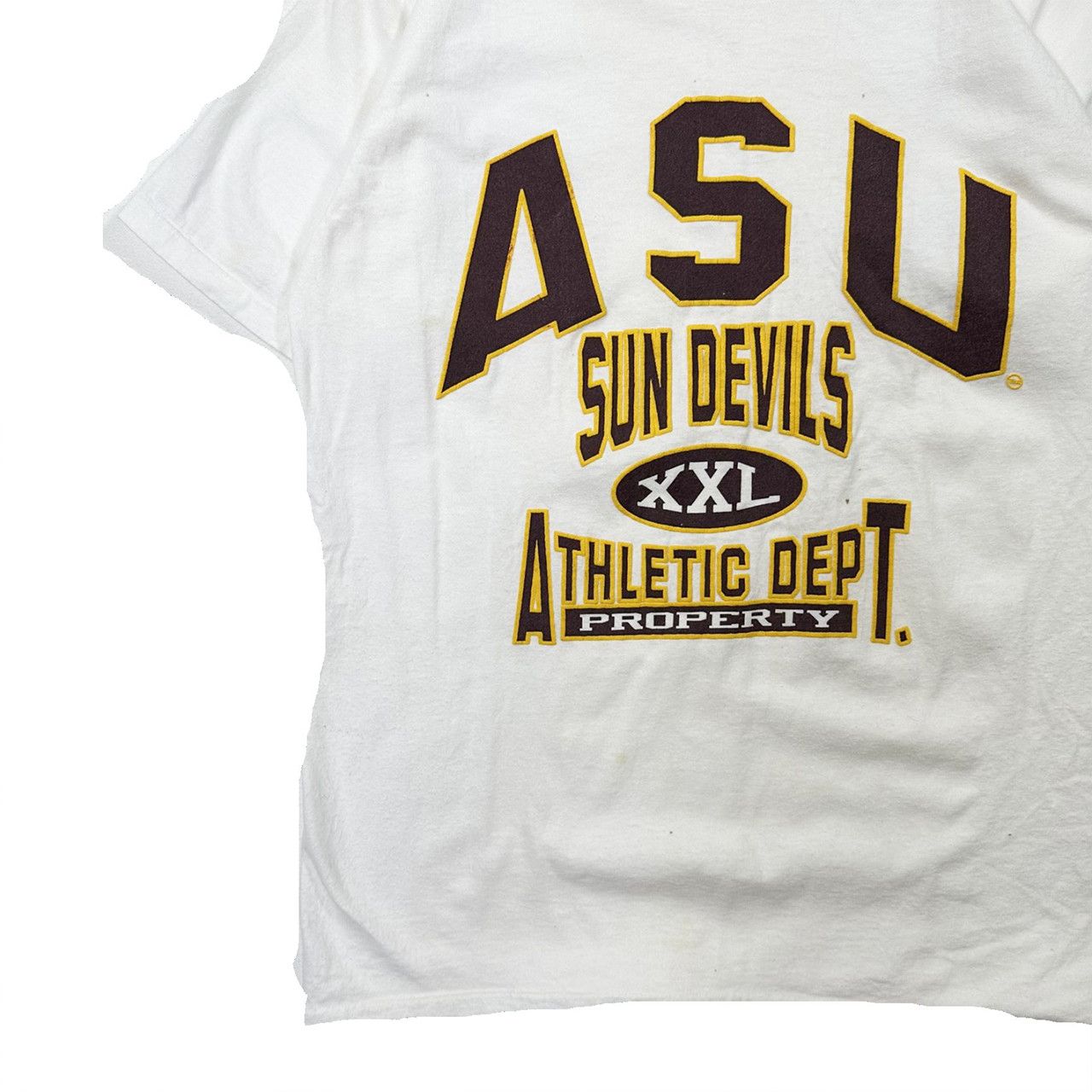 Vintage Vintage 90s Single Stitch ASU College T Shirt Size US S / EU 44-46 / 1 - 3 Thumbnail