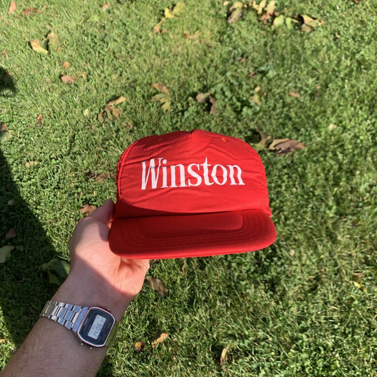 Vintage Vintage Winston Marlboro trucker hat Size ONE SIZE - 2 Thumbnail