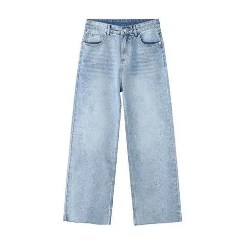 VIBE Washed distressed loose baggy jeans y2k Size US 34 / EU 50 - 7 Thumbnail