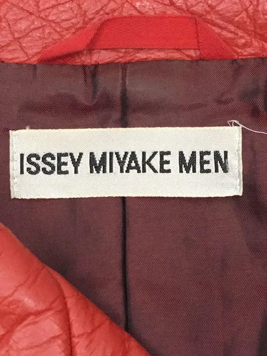 Issey Miyake Double Breasted Leather Biker Jacket Size US L / EU 52-54 / 3 - 7 Thumbnail