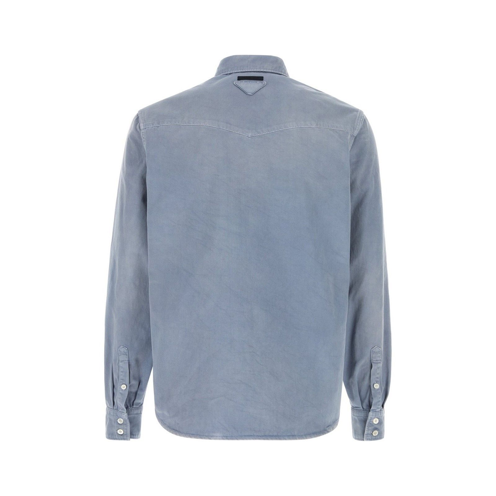 Prada PRADA Blue Shirt New & Authentic (Men's size:L;) Size US L / EU 52-54 / 3 - 2 Thumbnail
