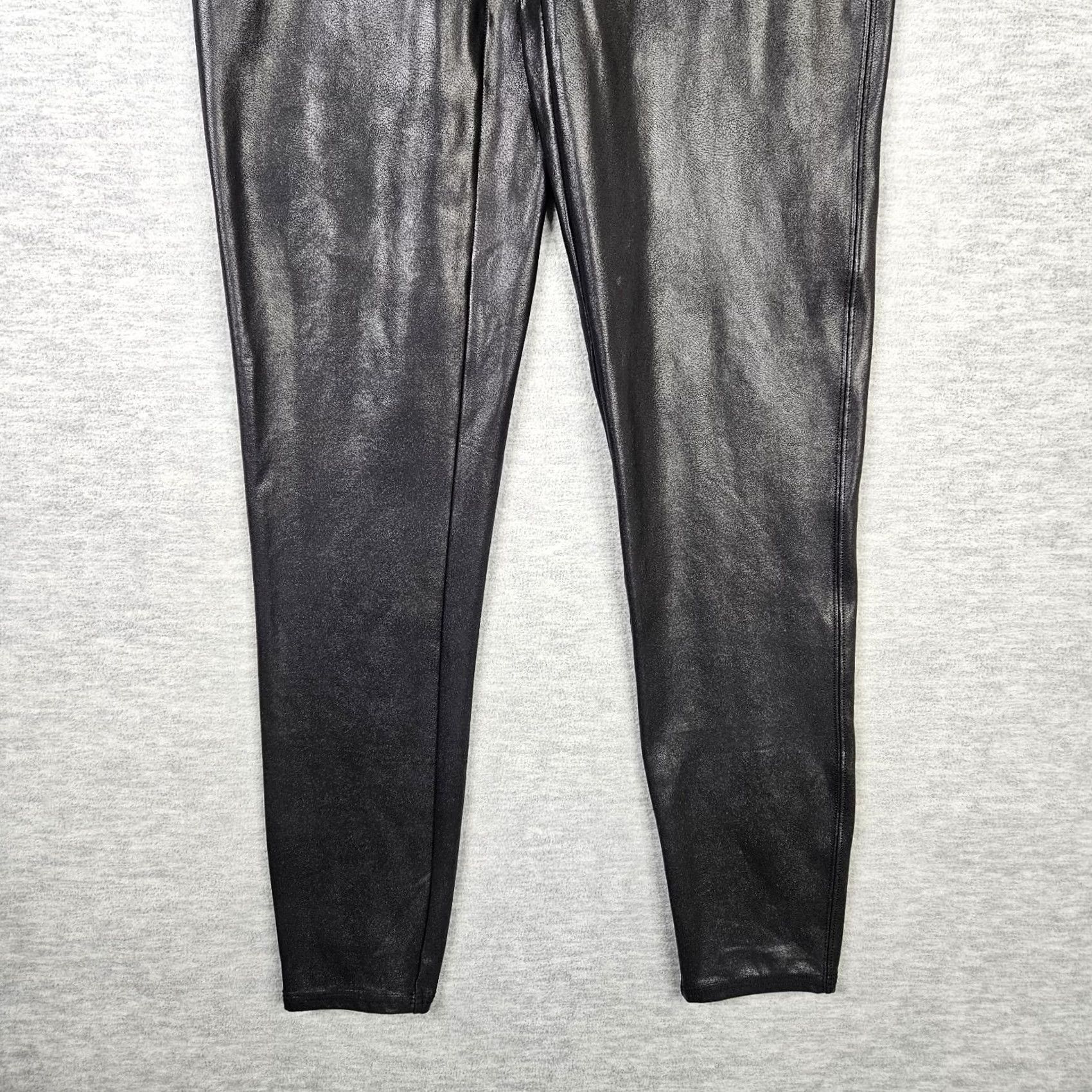 Spanx Spanx Women's Black Faux Leather Casual Skinny Legging Size XL Size 40" / US 18 - 3 Thumbnail