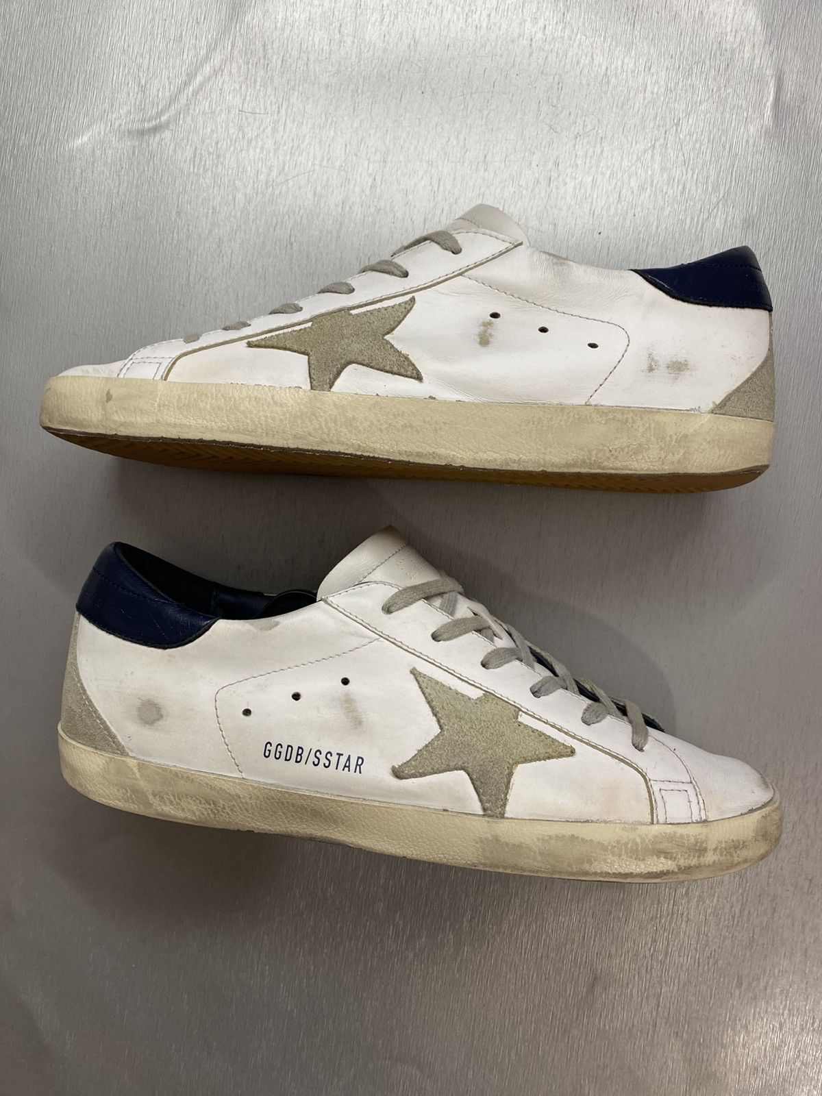 Golden Goose Super Star White Nigth Leather Mens Sneakers