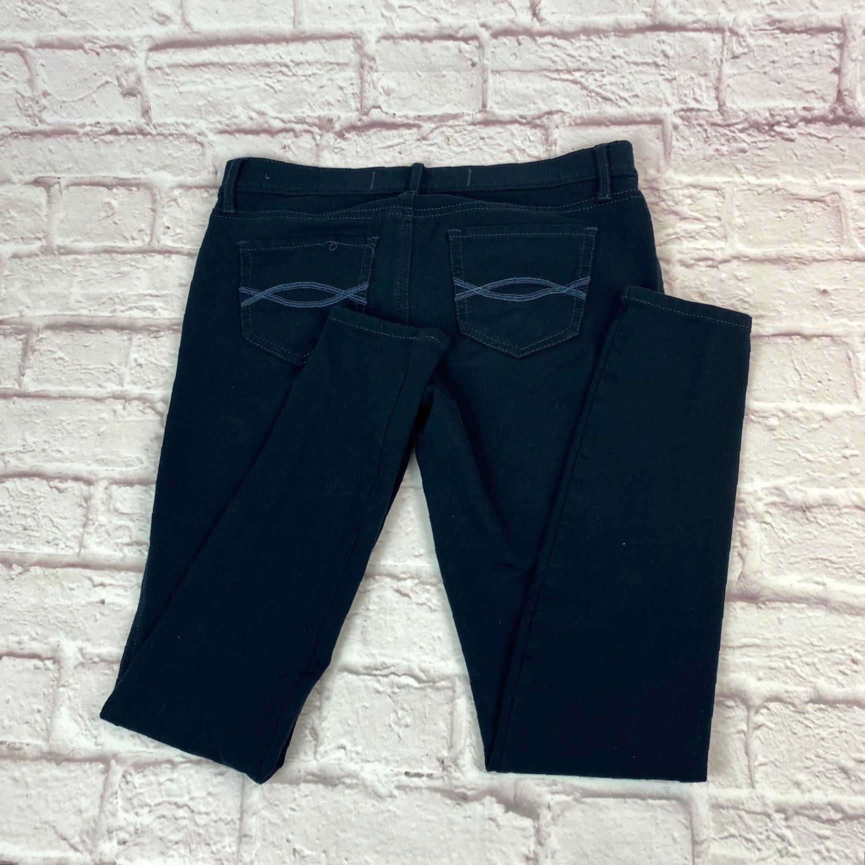 Abercrombie & Fitch Abercrombie & Fitch Jeggings Black Teens Skinny Size 4 W27 Jeggings Black Teens Skinny Size 4 W27 Low Rise Dark Wash 90s Love Preppy Mens, Womens Size 27" / US 4 / IT 40 - 3 Thumbnail