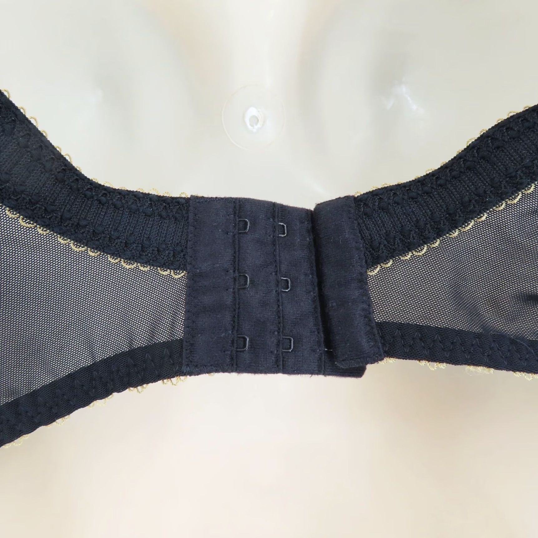 Vintage Fantasie Bra 32HH Black Floral Underwired Bow Style FL2411BLK Bra Women HH Flower T-Shirt 32 Black Womens Size ONE SIZE - 7 Thumbnail
