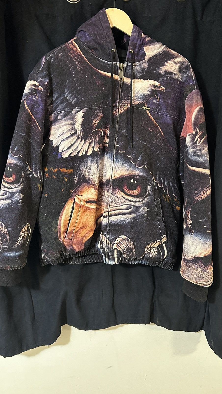 Supreme Supreme Eagle Hooded Work Jacket | Grailed