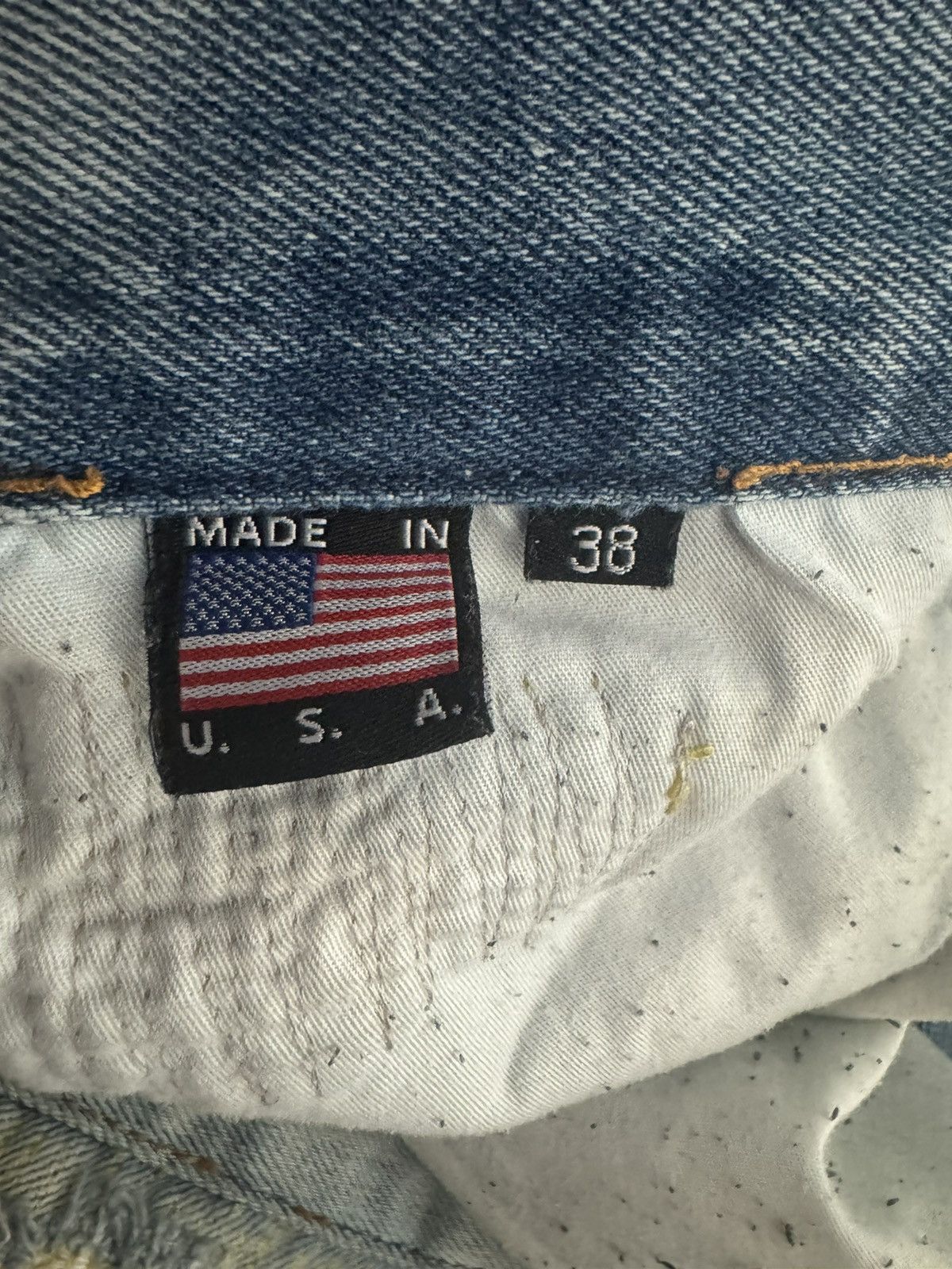 LOSTSHDWS LOSTSHDWS Light Wash Distress Denim Size US 38 / EU 54 - 4 Thumbnail