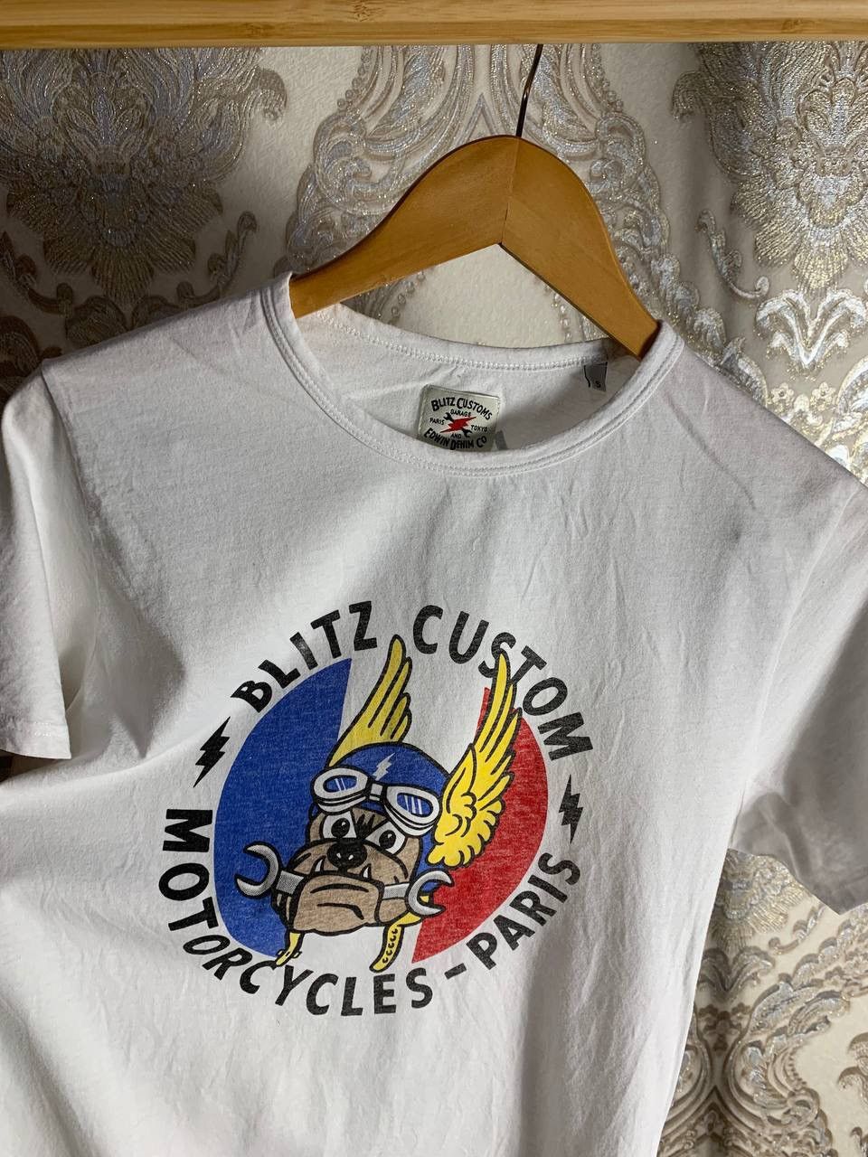 Edwin VINTAGE EDWIN BLITZ CUSTOM MOTORCYCLE PARIS DESIGNER Y2K 90s Size US S / EU 44-46 / 1 - 3 Thumbnail