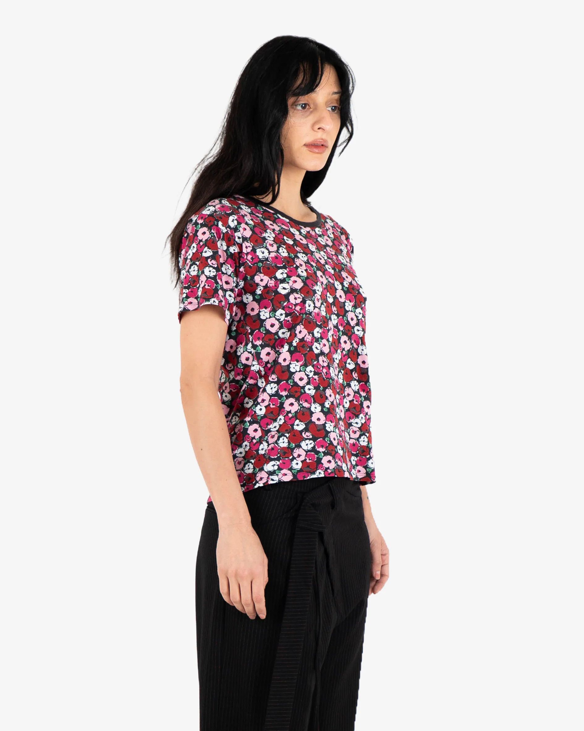 Saint Laurent Paris Floral Printed Multicolor T-Shirt Regular price Size S / US 4 / IT 40 - 6 Thumbnail