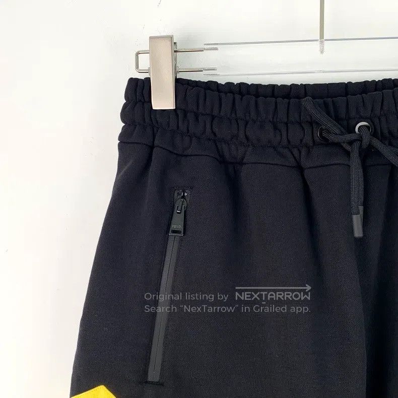 Fendi Fendi size XS 23 model black logo letter combination cotton Size 26" / US 2 / IT 38 - 3 Thumbnail