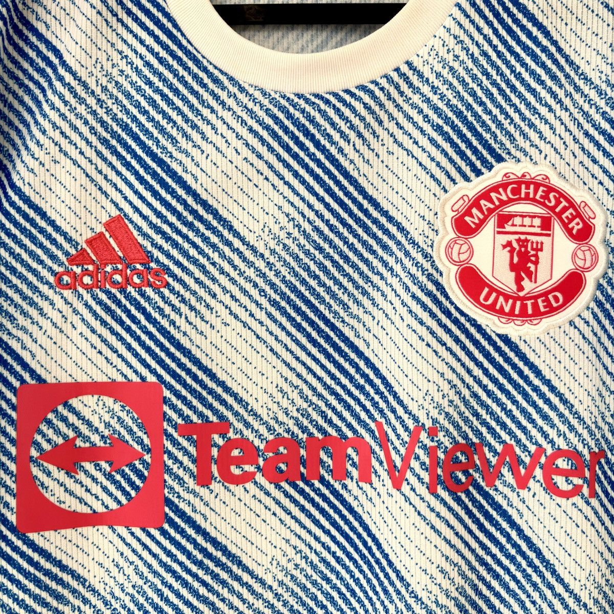 Adidas 2021 2022 Manchester United Away Adidas Soccer Jersey Shirt Size US M / EU 48-50 / 2 - 4 Thumbnail