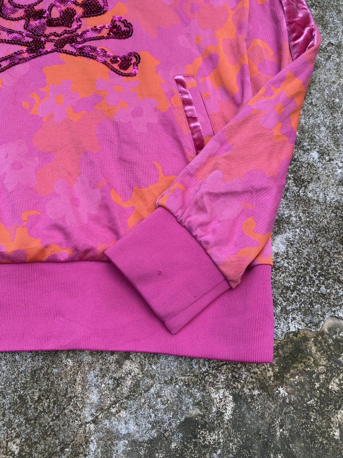If Six Was Nine JAPANESE BRAND DANCE WITH DRAGON SKULL PINK HOODIES Size ONE SIZE - 4 Thumbnail