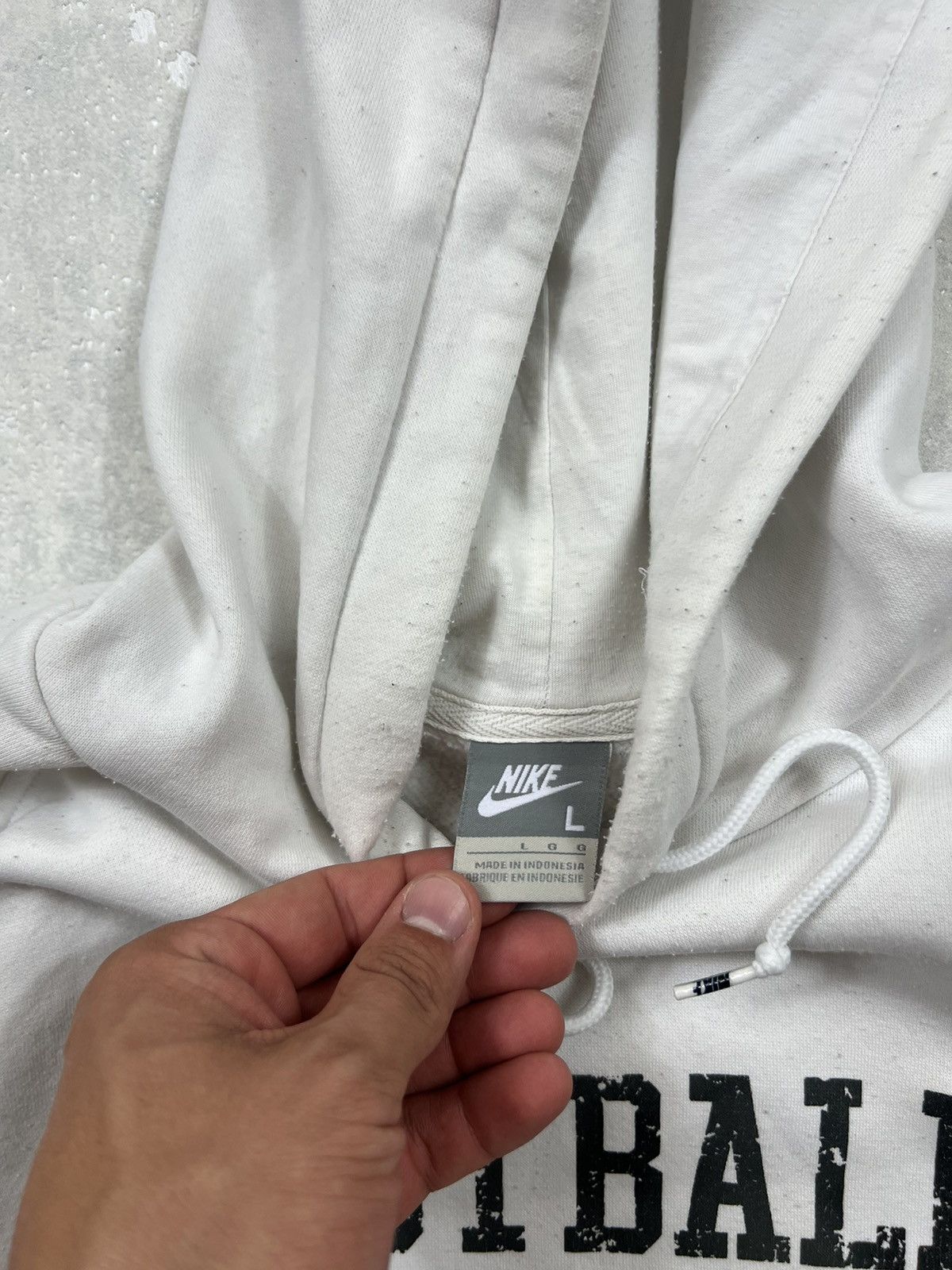 Nike 00’s NIKE AMERICAN FOOTBALL SWOOSH RUGBY LOGO Y2K HOODIE Size US L / EU 52-54 / 3 - 6 Thumbnail