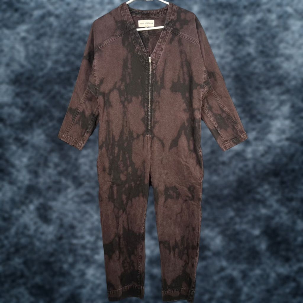 Mara Hoffman Mara Hoffman Womens One-Piece Jumpsuit - XXS Organic Cotton Tie-Dye Casual Summer Brown/Black - 2XS Size 24" / US 00 / IT 34 - 1 Thumbnail