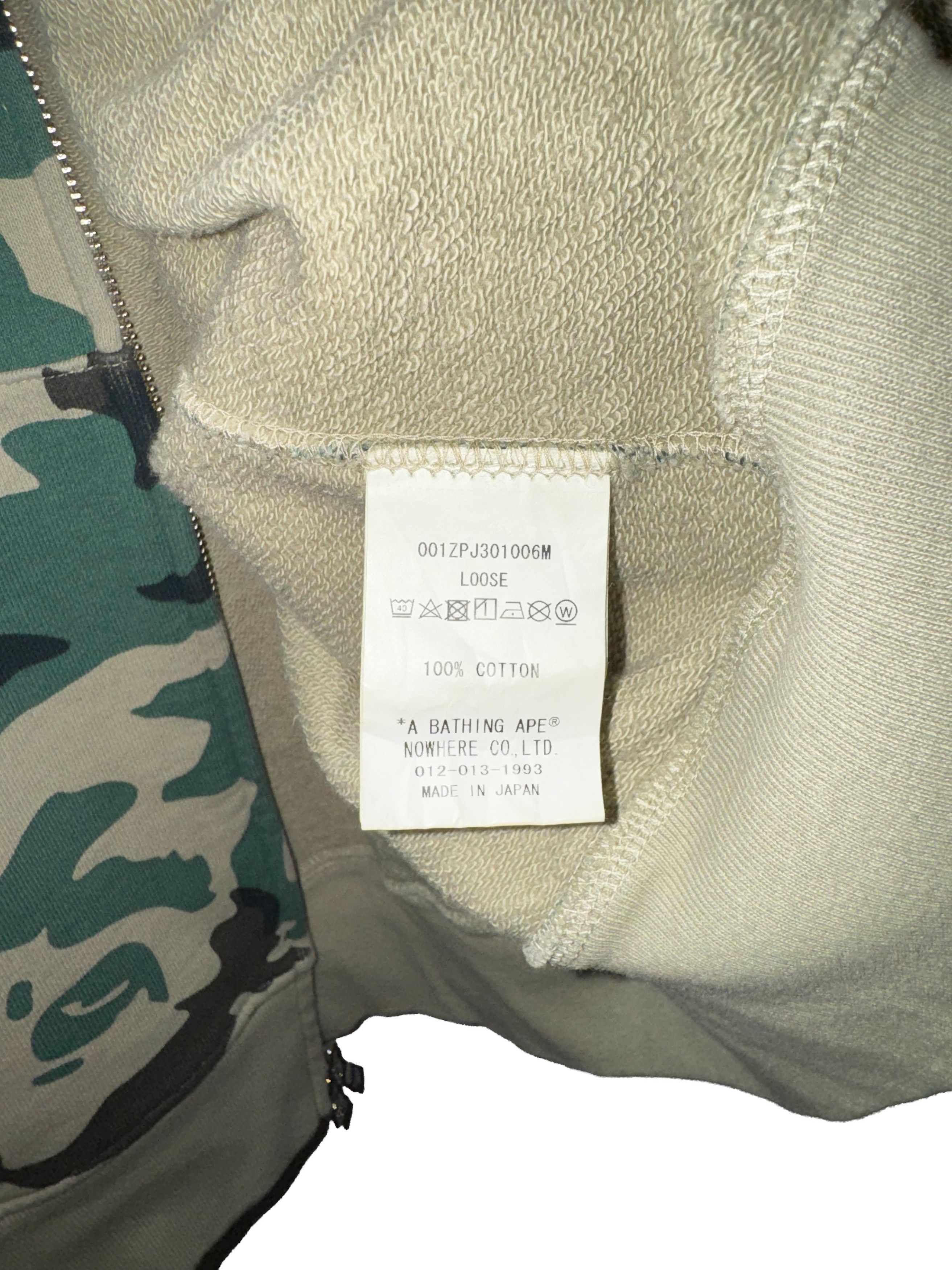 A Bathing Ape BAPE Woodland Camo Full-Zip Hoodie