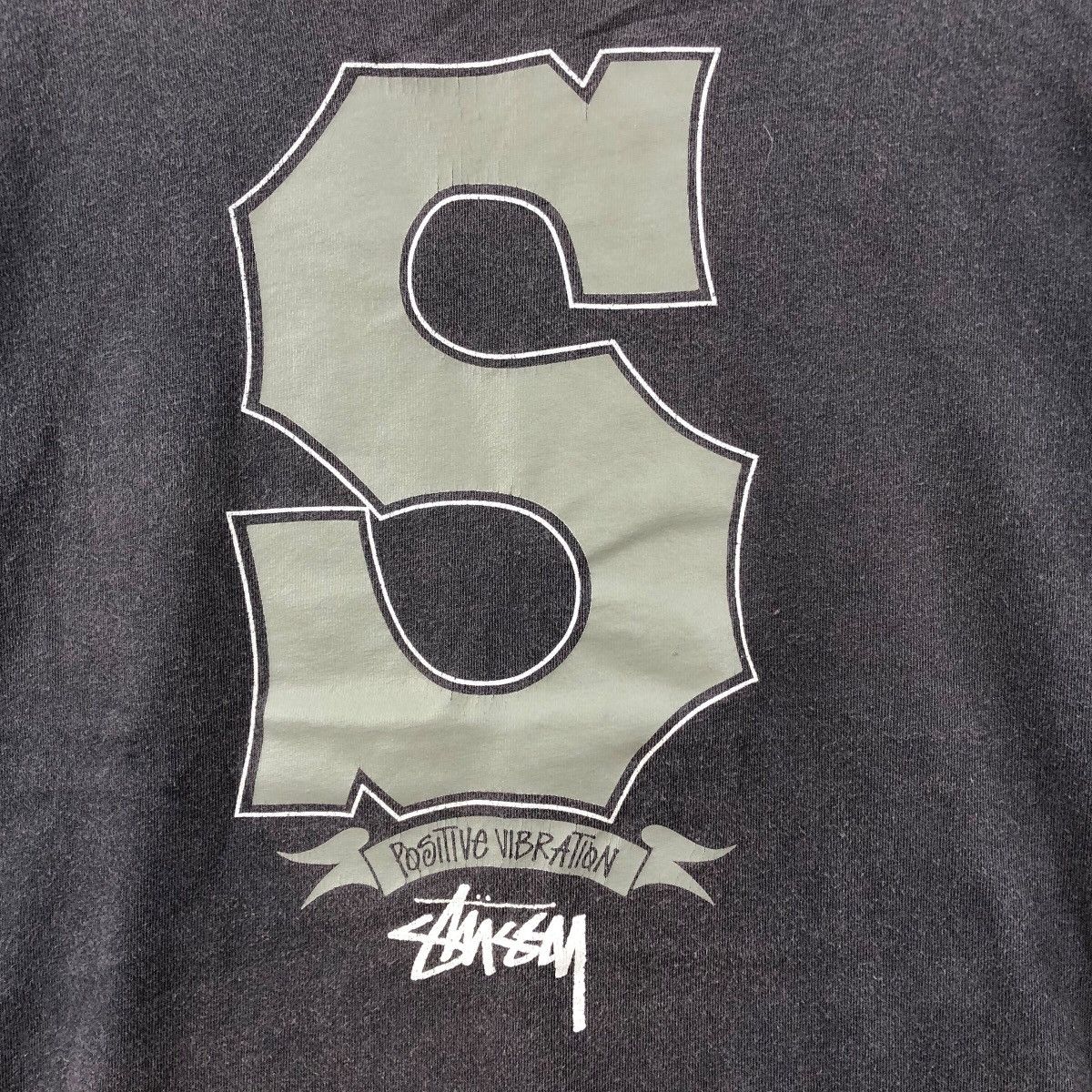 Stussy Vintage Faded STUSSY POSITIVE VIBRATION 12 Shawn T-Shirt Size M / US 6-8 / IT 42-44 - 3 Thumbnail