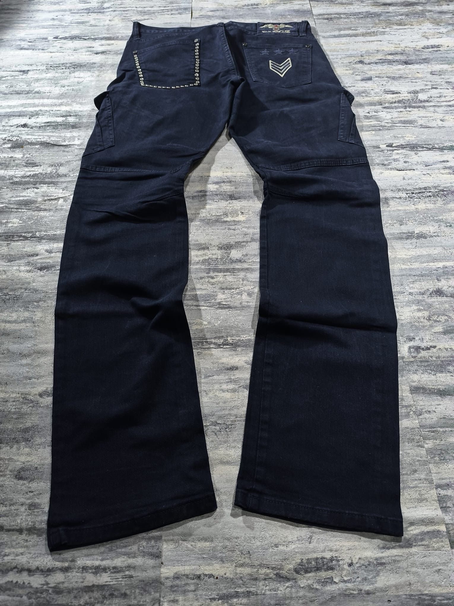 Other Studded Slimfit Hedi Slimane Number Nine Jeans Army Cargo Size US 34 / EU 50 - 4 Thumbnail