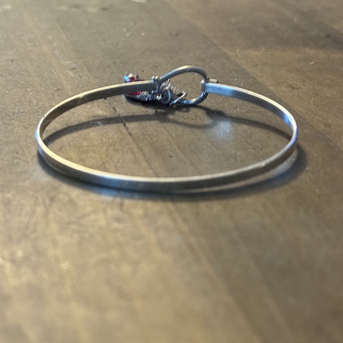 Other Silver tone cardinal charm bangle bracelet Size ONE SIZE - 5 Thumbnail