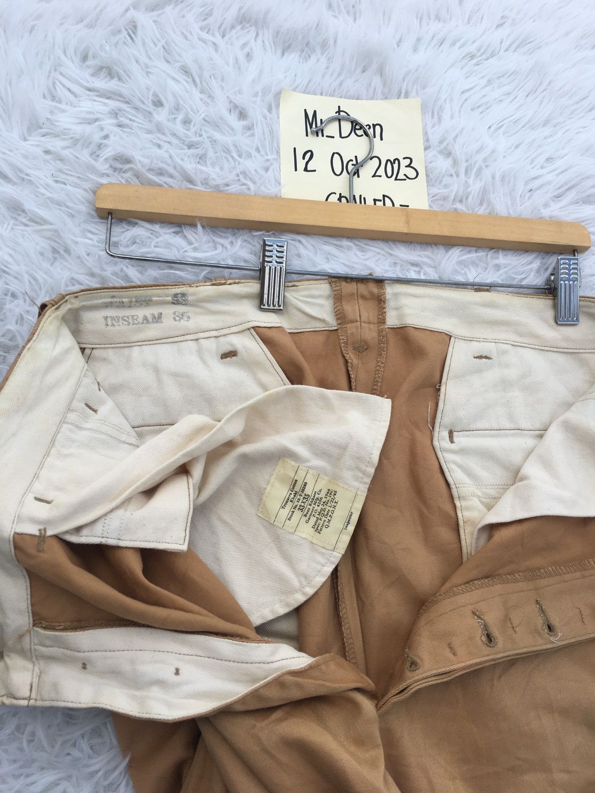 Buzz Rickson's Vtg Buzz Ricksons 1945 Model US Army Trousers/Khakis Pants Size US 32 / EU 48 - 13 Thumbnail
