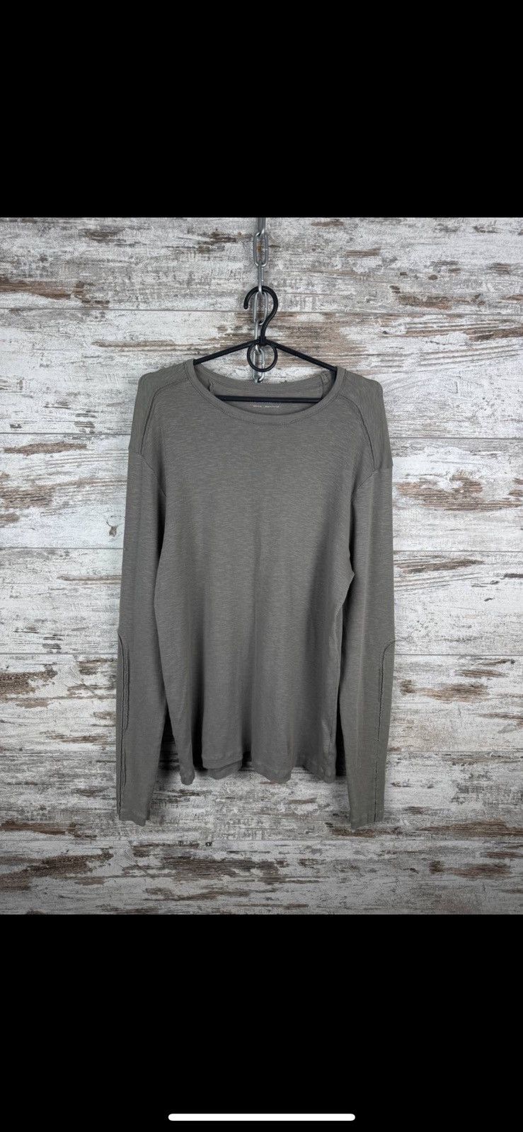 Allsaints × Vintage Mens Vintage Allsaints Avant Garde Long Sleeve T Shirt Tee Size US M / EU 48-50 / 2 - 1 Thumbnail
