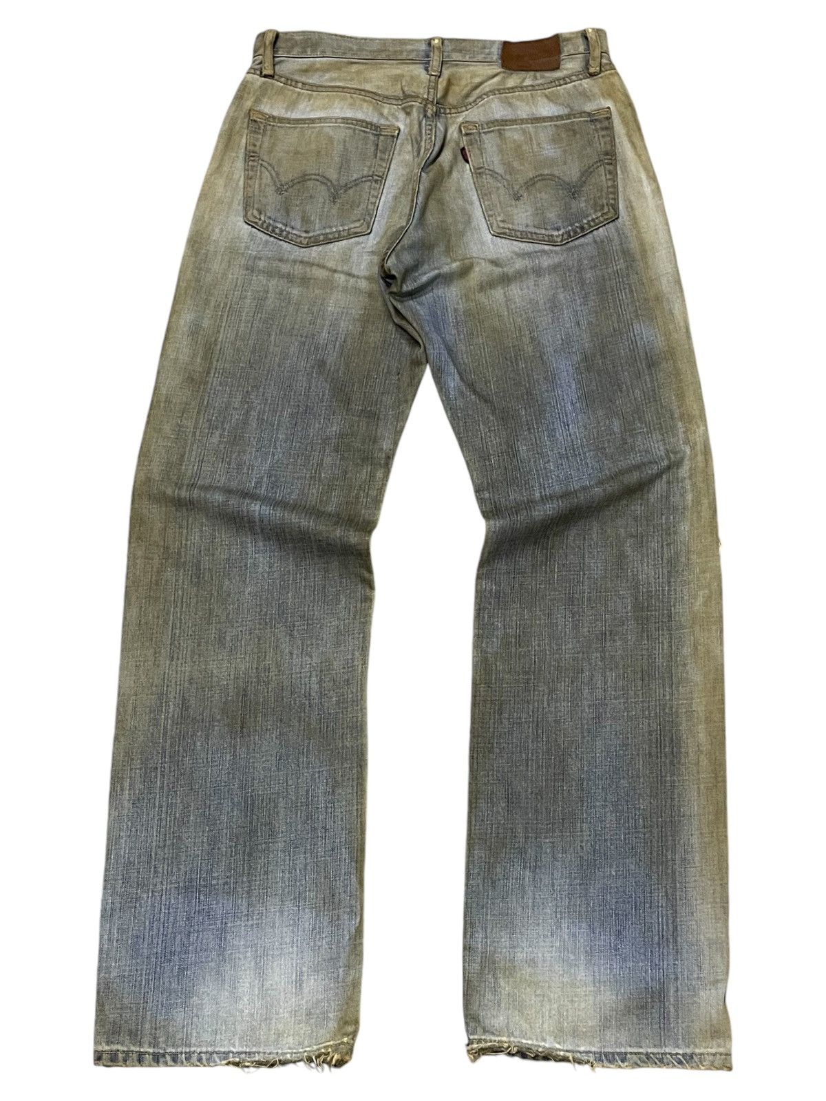 Edwin × Hysteric Glamour Edwin 503Z Muddy Wash Rusty Trashed Loose Jeans Size US 31 - 2 Thumbnail