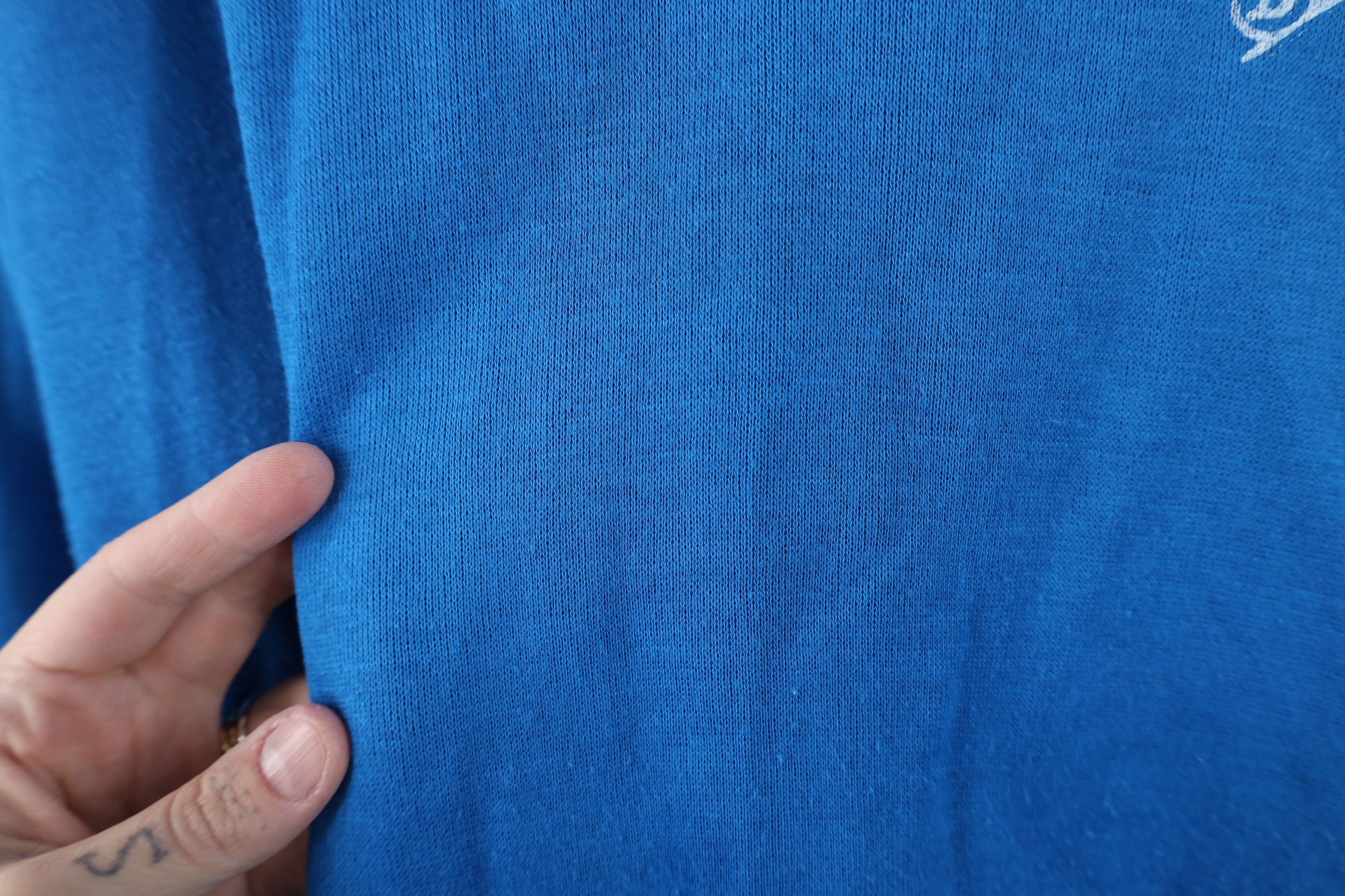Vintage Vintage 80s 90s Streetwear Tennis Sweatshirt Royal Blue Size US L / EU 52-54 / 3 - 5 Thumbnail