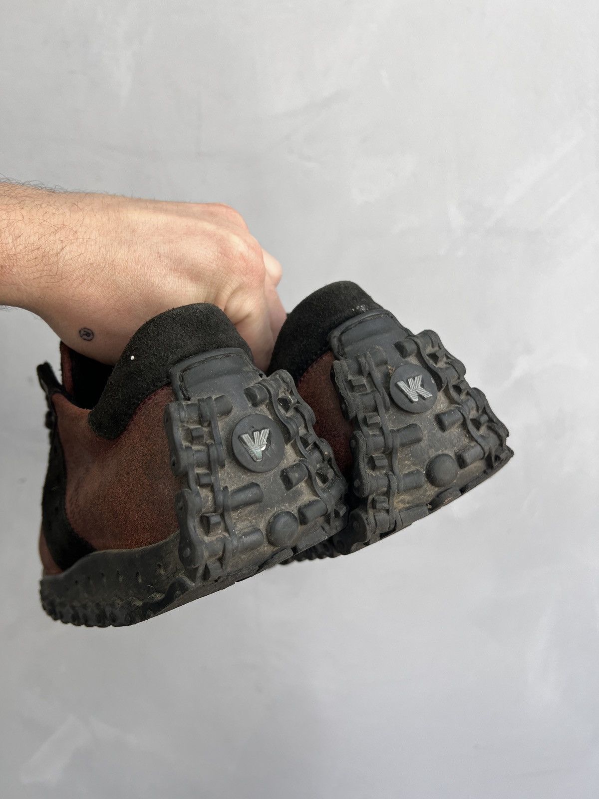 Maison Margiela 90s MARGIELA STYLE LEATEHR CHAIN PART LOW BOOTS Size US 7 / EU 40 - 8 Thumbnail