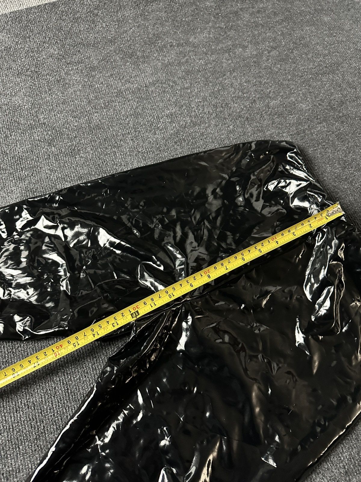 Other SEXY 18+ 🚨 LUXURY BLACK PATENT LATEX Y2K PANTS Size 26" / US 2 / IT 38 - 18 Thumbnail