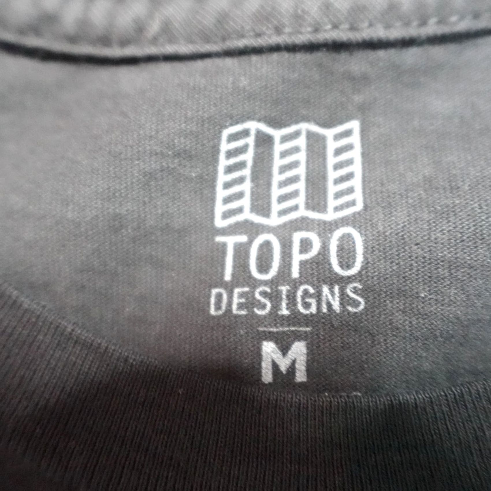 Topo Designs VINTAGE Topo Designs Shirt M Black Men Short Sleeve Crew Neck Cotton T-Shirt Size US M / EU 48-50 / 2 - 4 Thumbnail
