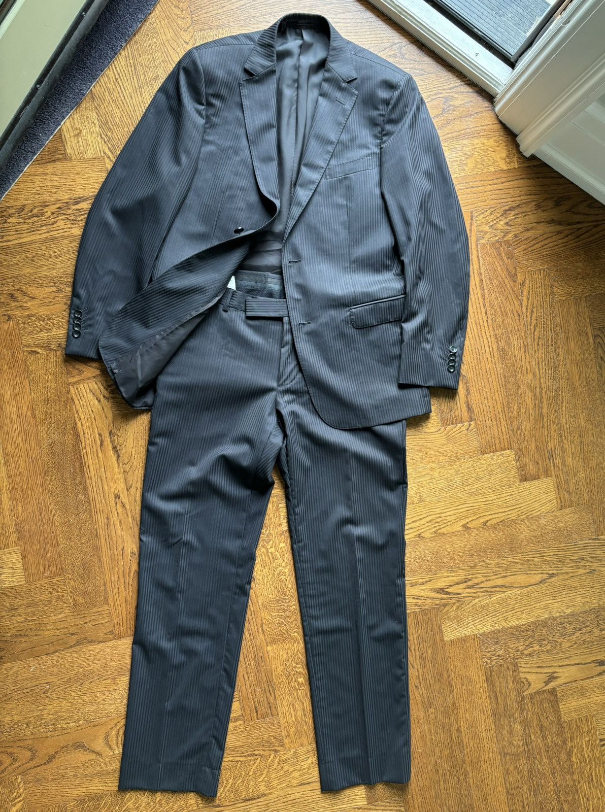 Ermenegildo Zegna × Z Zegna Ermenegildo Zegna Z Zegna Suit Two Piece Drop 8 Blazer Pants Size 50R - 3 Thumbnail