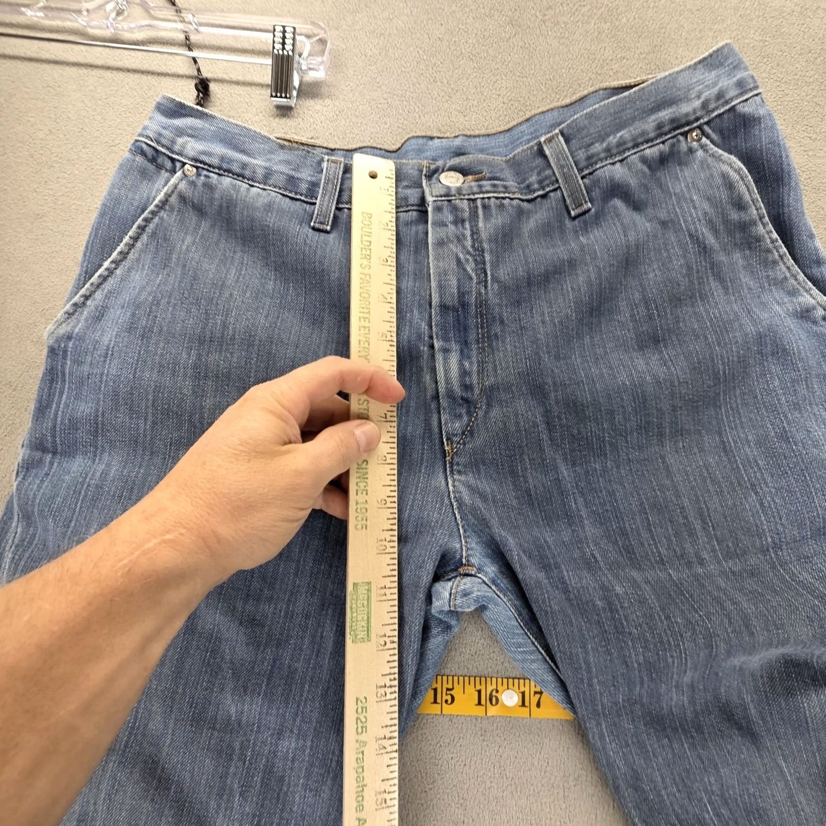 Levi's Vintage Levi'S Engineered Jeans Mens Blue Regular Straight Twisted Fits 32x32 Size US 32 / EU 48 - 7 Thumbnail