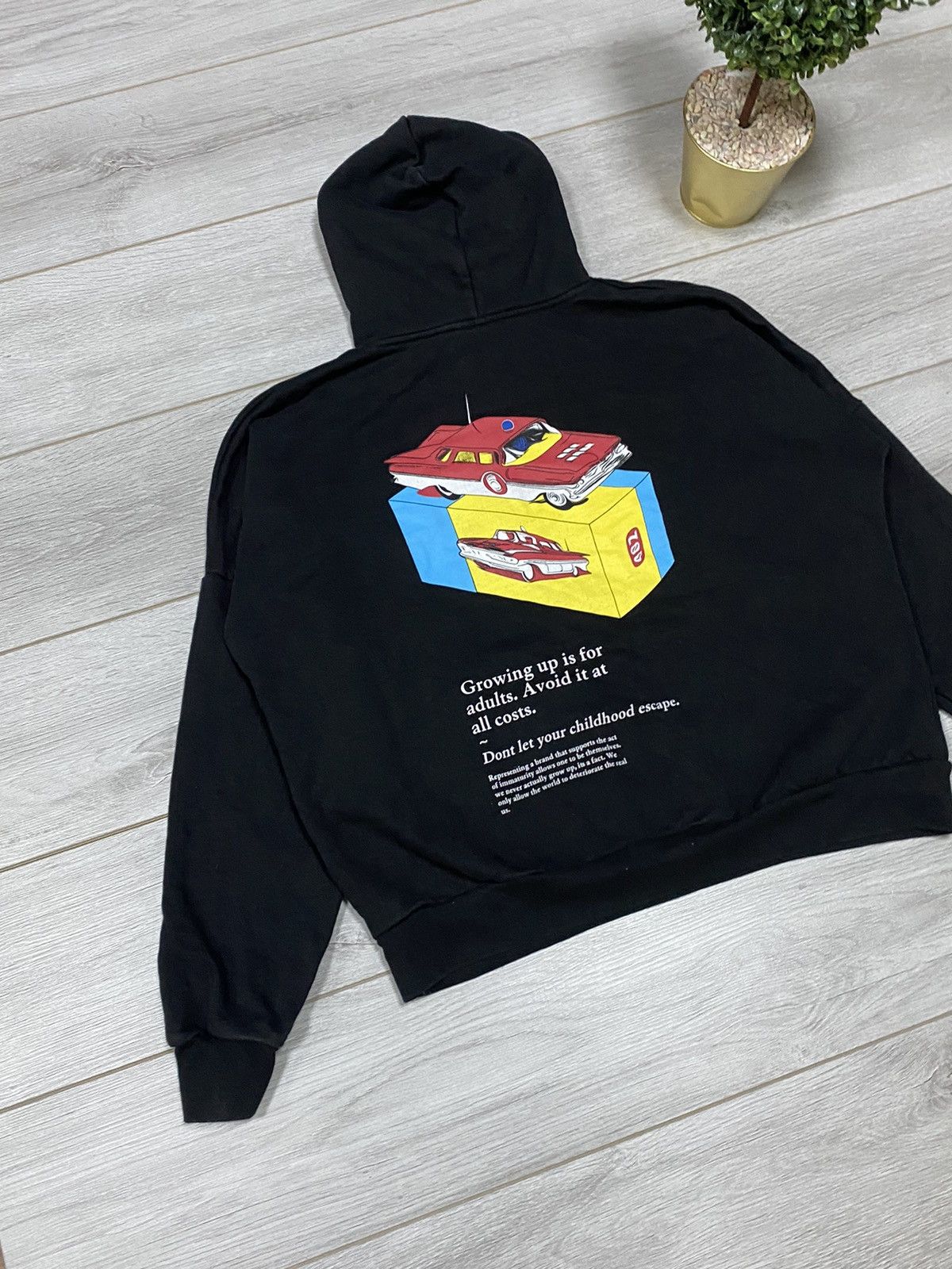 Other Childish 🔥 overprint vintage big logo hoodie fire flame car Size US M / EU 48-50 / 2 - 2 Thumbnail
