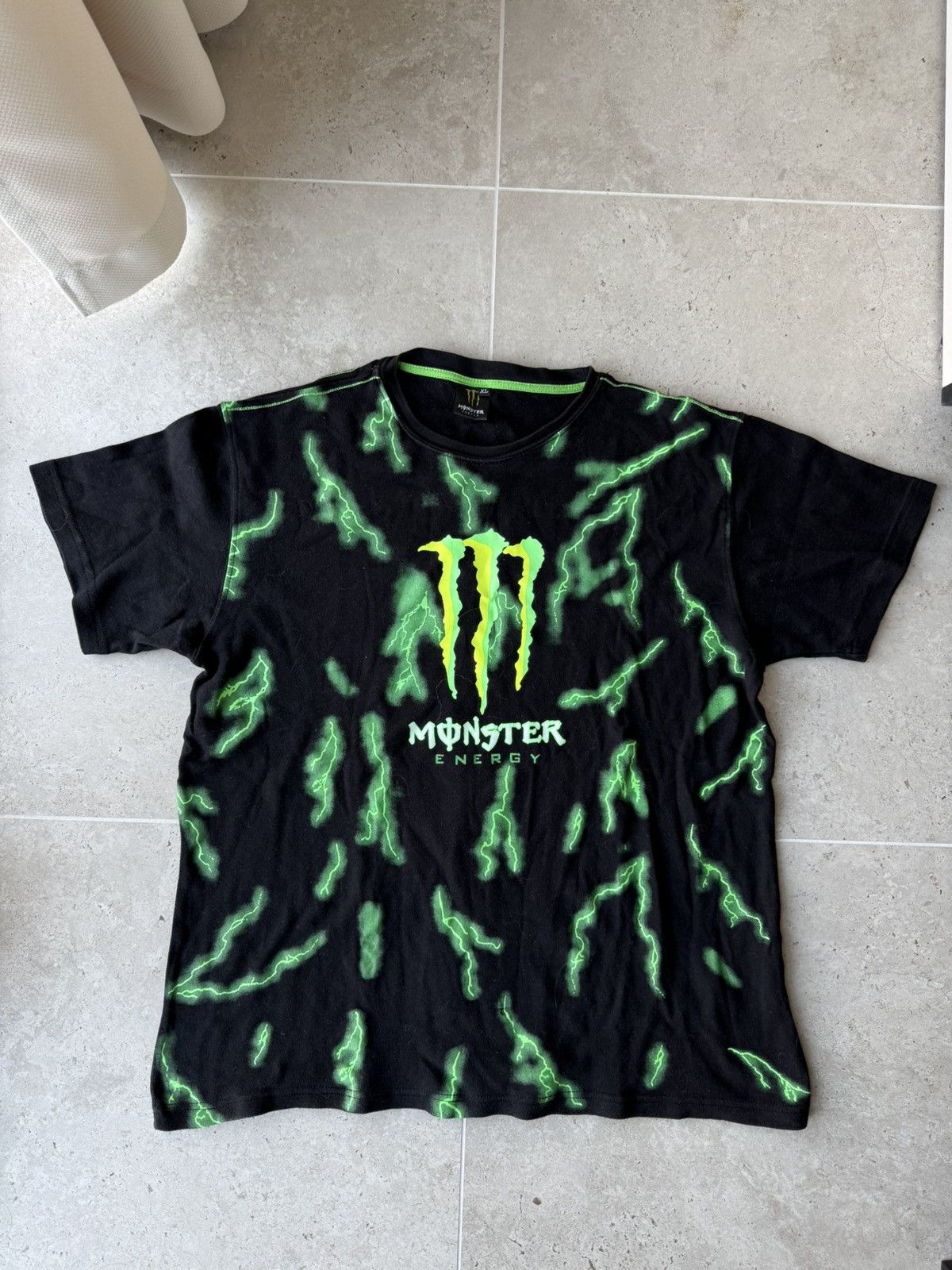 Vintage Vintage Y2K Monster Energy T-Shirt 90s Size US XL / EU 56 / 4 - 1 Thumbnail