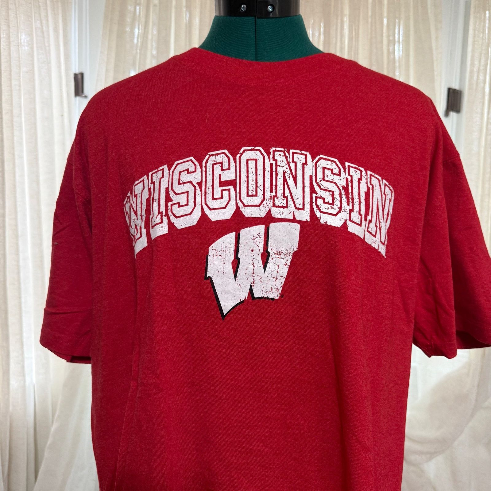 Pro Edge Pro Edge Wisconsin Graphic T-Shirt | Red | Sz L Size US L / EU 52-54 / 3 - 3 Thumbnail