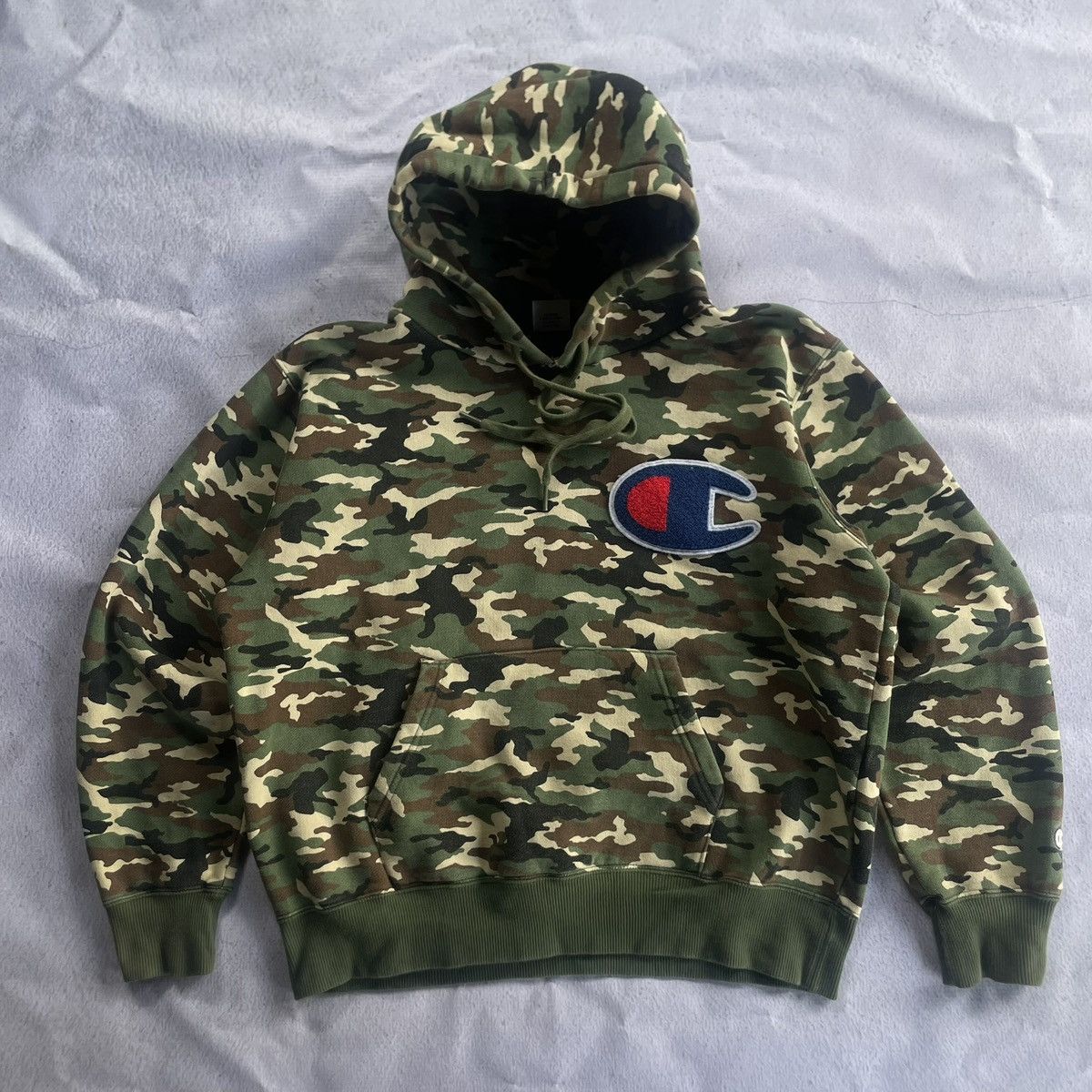 Champion Champion hoodie camo vintage Size US L / EU 52-54 / 3 - 1 Thumbnail