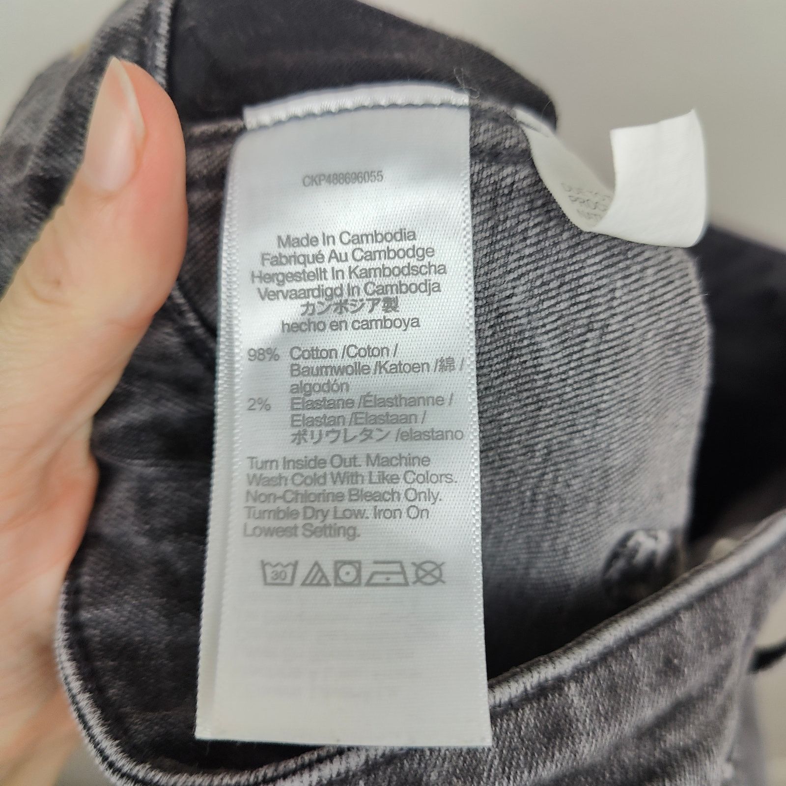 Madewell Madewell Curvy Stovepipe Jeans Womens 30 Gray Armand Wash Size 30" / US 8 / IT 44 - 7 Thumbnail