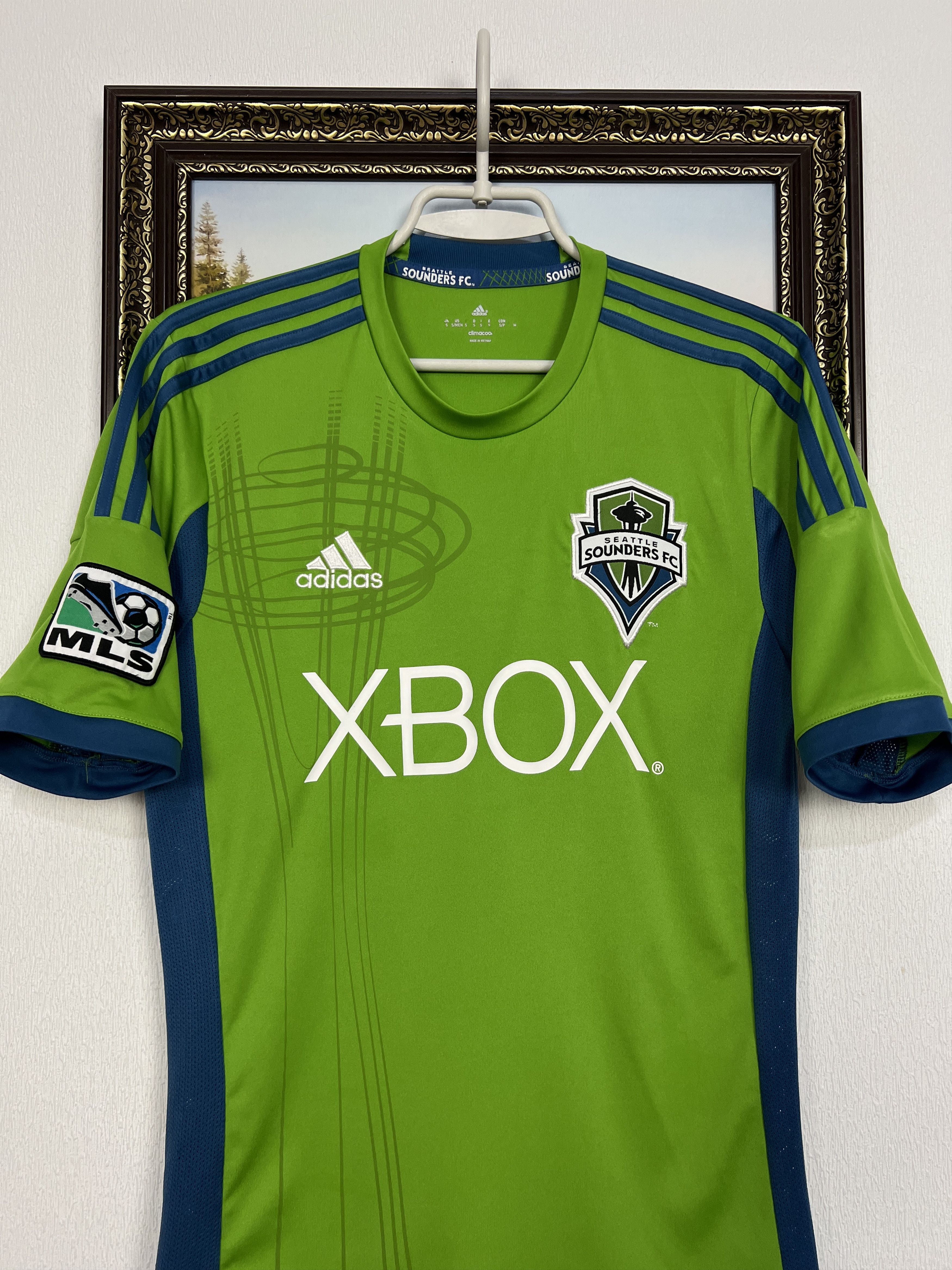 Adidas Seattle Sounders Home football shirt Soccer Jersey Trikot Size US S / EU 44-46 / 1 - 2 Thumbnail
