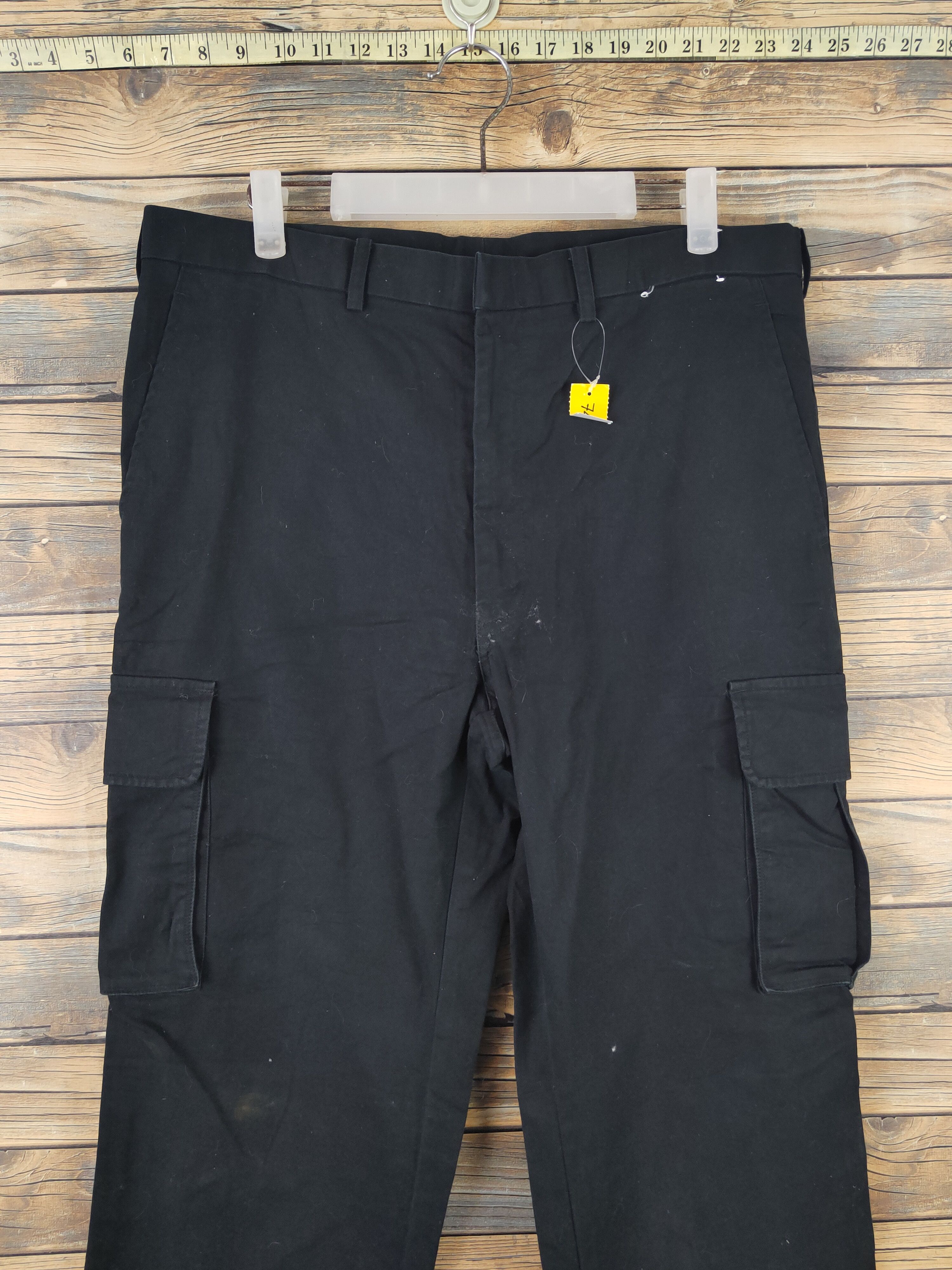 Japanese Brand DL Prendre Black Multipocket Tactical Cargo Pants #744 Size US 34 / EU 50 - 2 Thumbnail