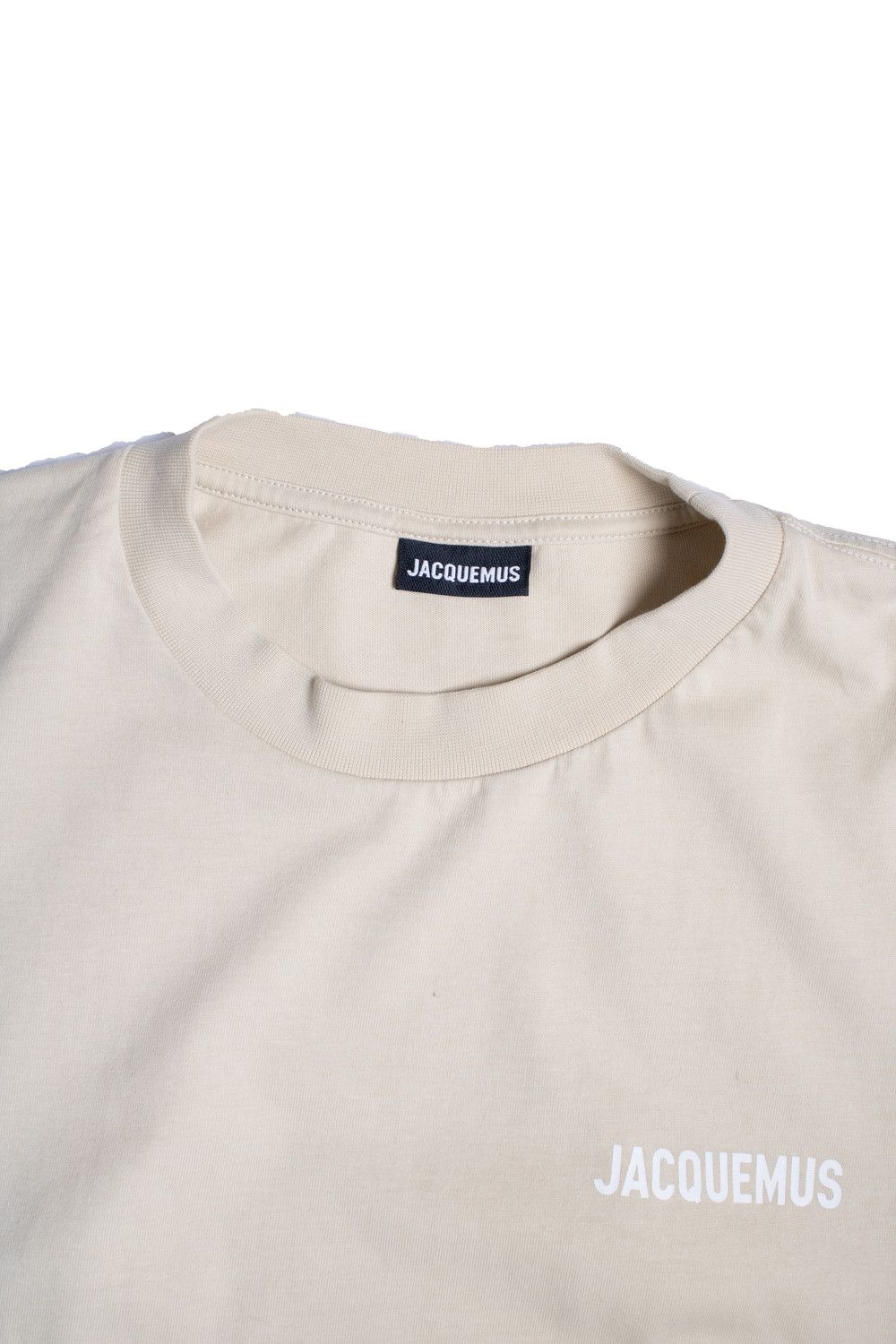 Jacquemus Jacquemus, the Jacquemus tshirt in beige. Size M / US 6-8 / IT 42-44 - 7 Thumbnail
