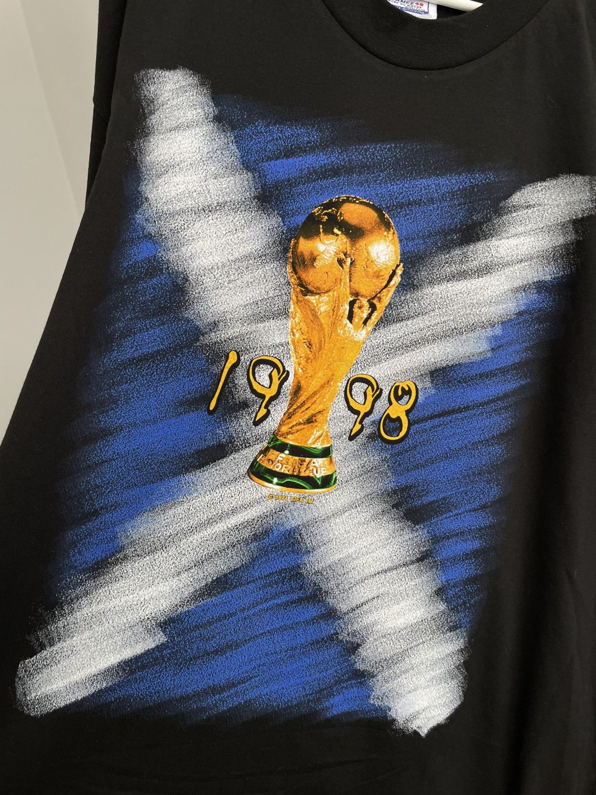 Adidas France 1998 Vintage Coupe Du Mende Jersey Football Shirt Size US XL / EU 56 / 4 - 7 Thumbnail