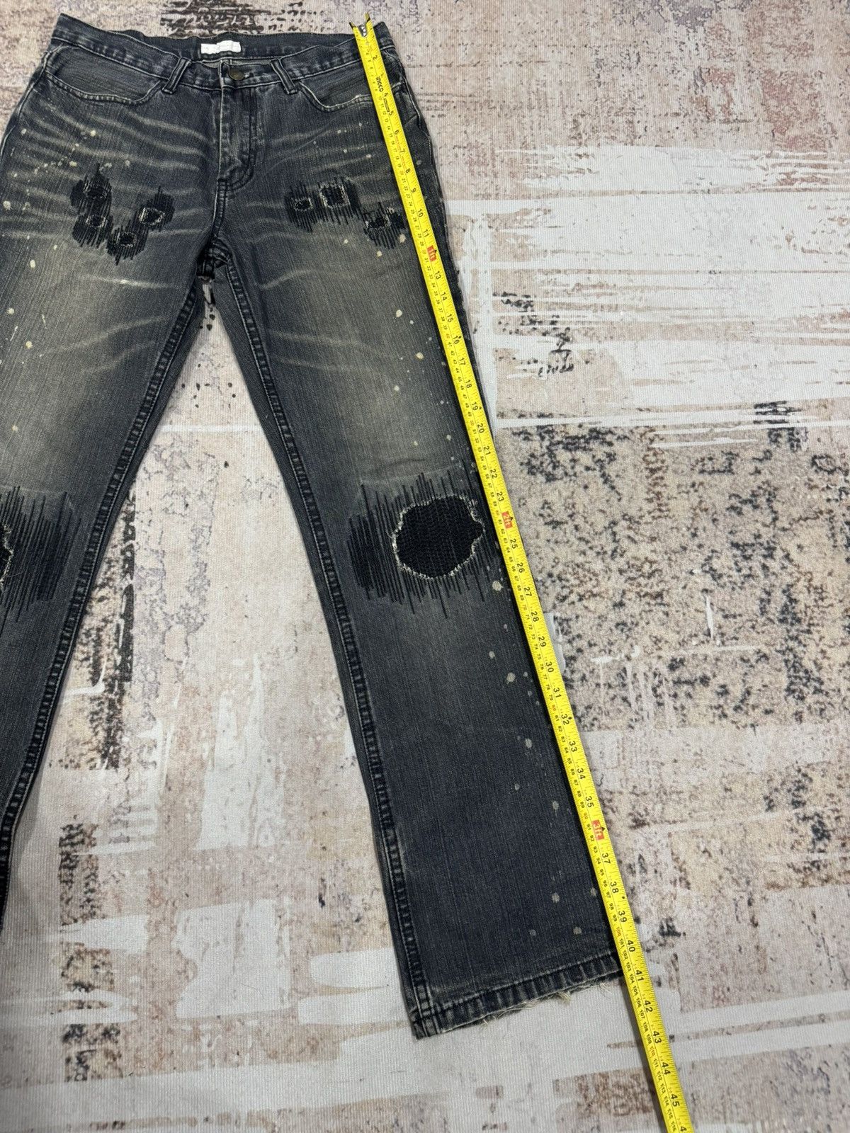 If Six Was Nine vintage NumberNine distress jeans non selvedge Size US 30 / EU 46 - 11 Thumbnail