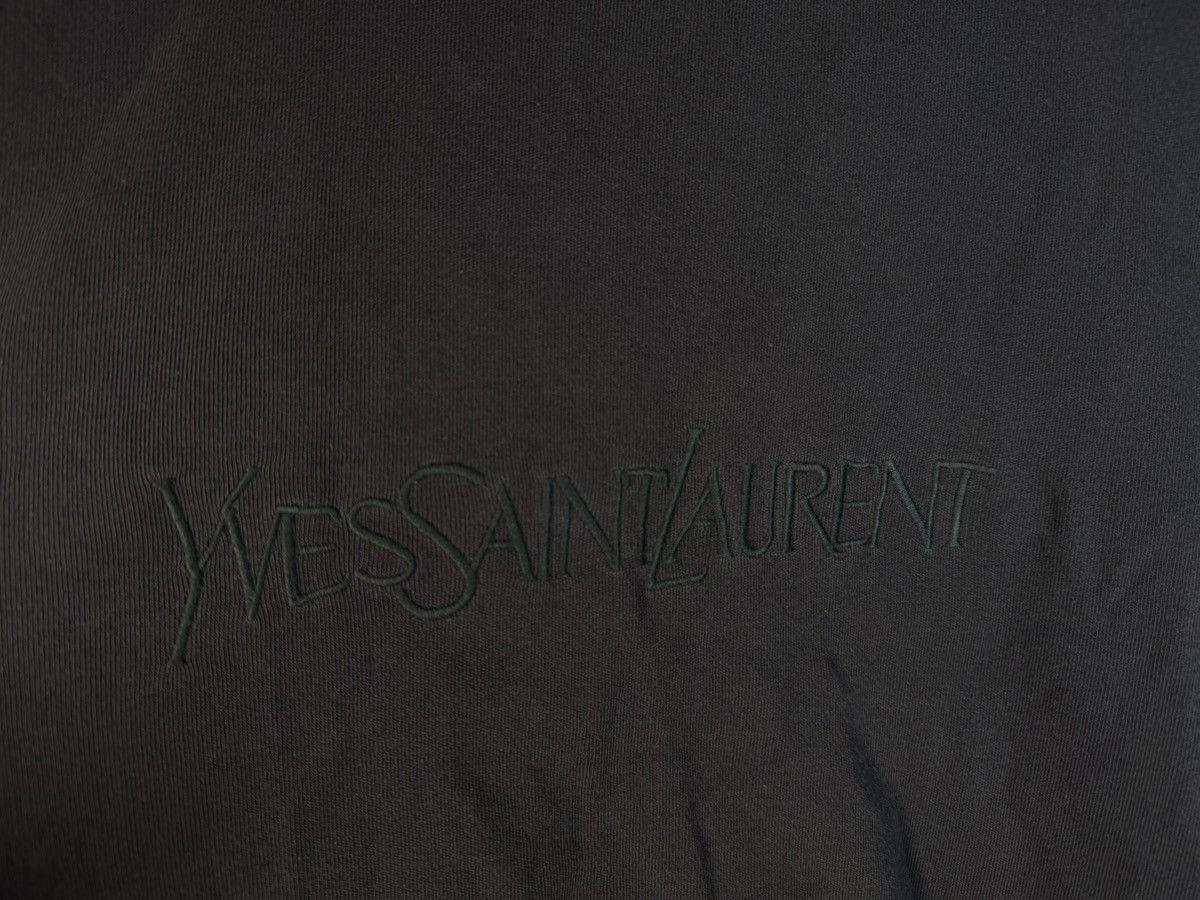Yves Saint Laurent 90’s YSL Sweatshirt Big Logo YSL Sweater Navy Size US M / EU 48-50 / 2 - 7 Thumbnail