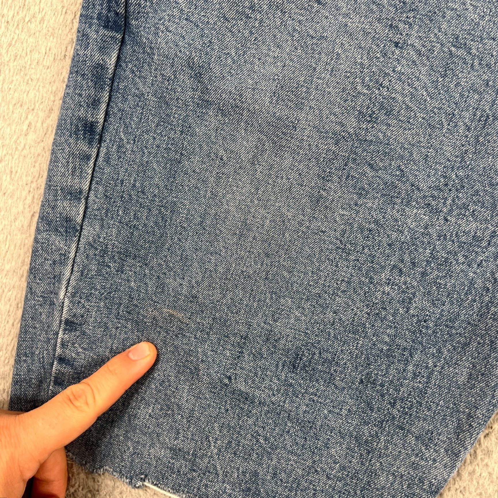 Levi's Levi's Bermuda Shorts Men's Size 37 Blue Distressed 9" Jorts Casual Beach Sports Size US 37 - 3 Thumbnail