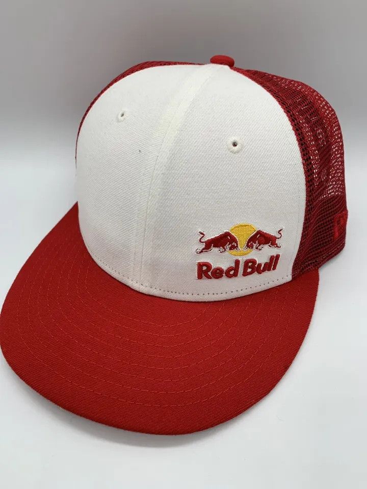 Red bull fitted hat deals
