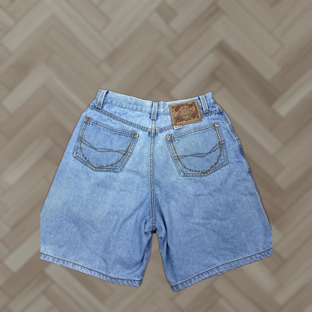 Vintage Jou Jou Classic Jean Shorts Size 13 Stone Wash #3171 Size 34" / US 12 / IT 48 - 1 Thumbnail