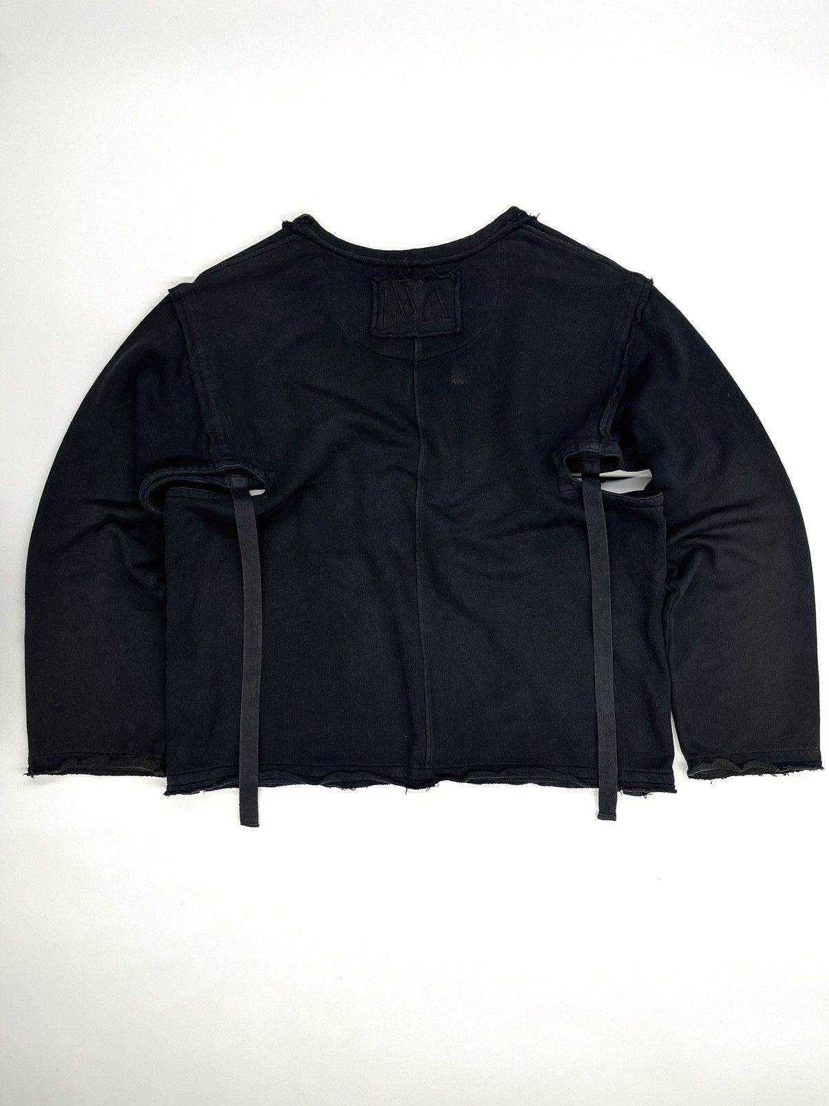 JW Anderson JW Anderson SS18 Navy Raw Edge Open Side Sweatshirt Size US M / EU 48-50 / 2 - 4 Thumbnail